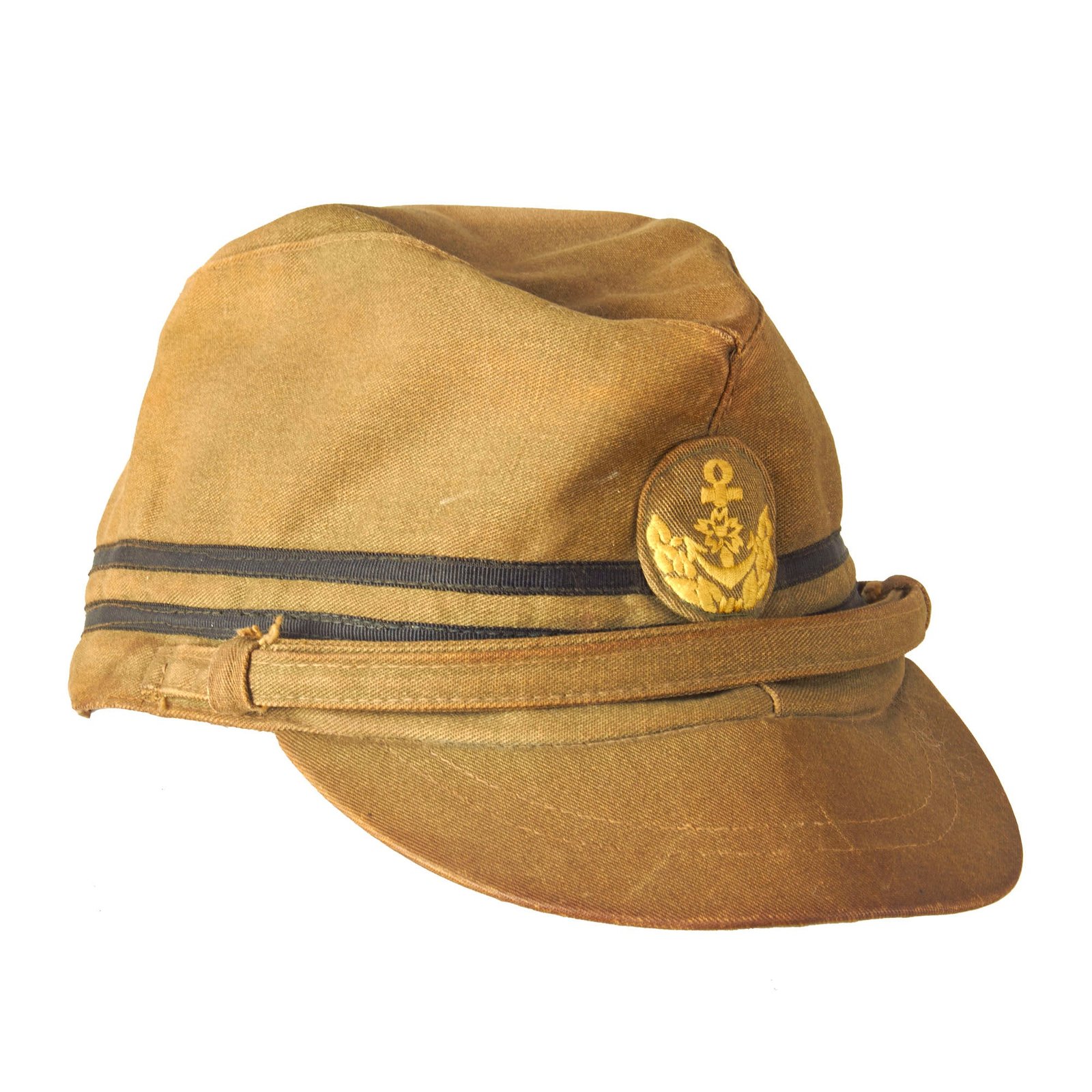 Buy Original WWII Japanese Special Naval Landing Forces Officer Cotton Forage Cap | Original Firearms Antique For Sale