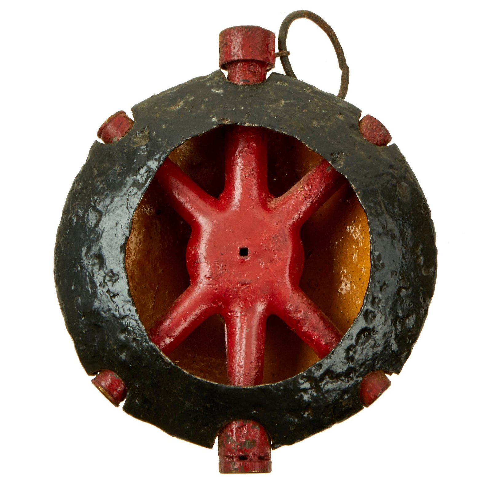 Buy Original German WWI Model 1915 Inert "Turtle" Offensive Discus Hand Grenade Cutaway - Discushandgranate | Original Firearms Antique For Sale