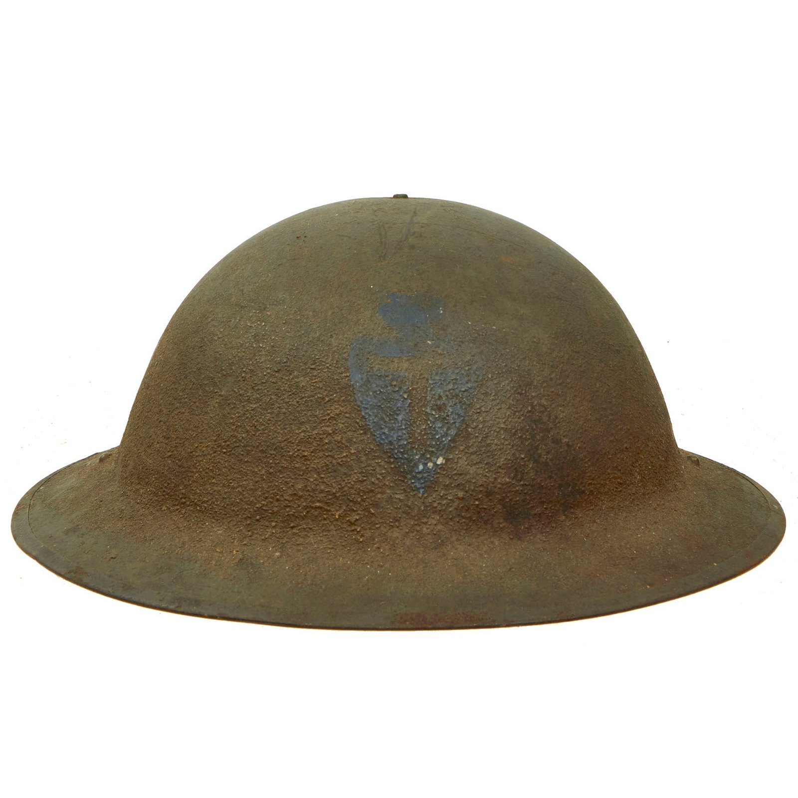 Buy Original U.S. WWI 36th Infantry Division M1917 Doughboy Helmet - Complete | Original Firearms Antique For Sale