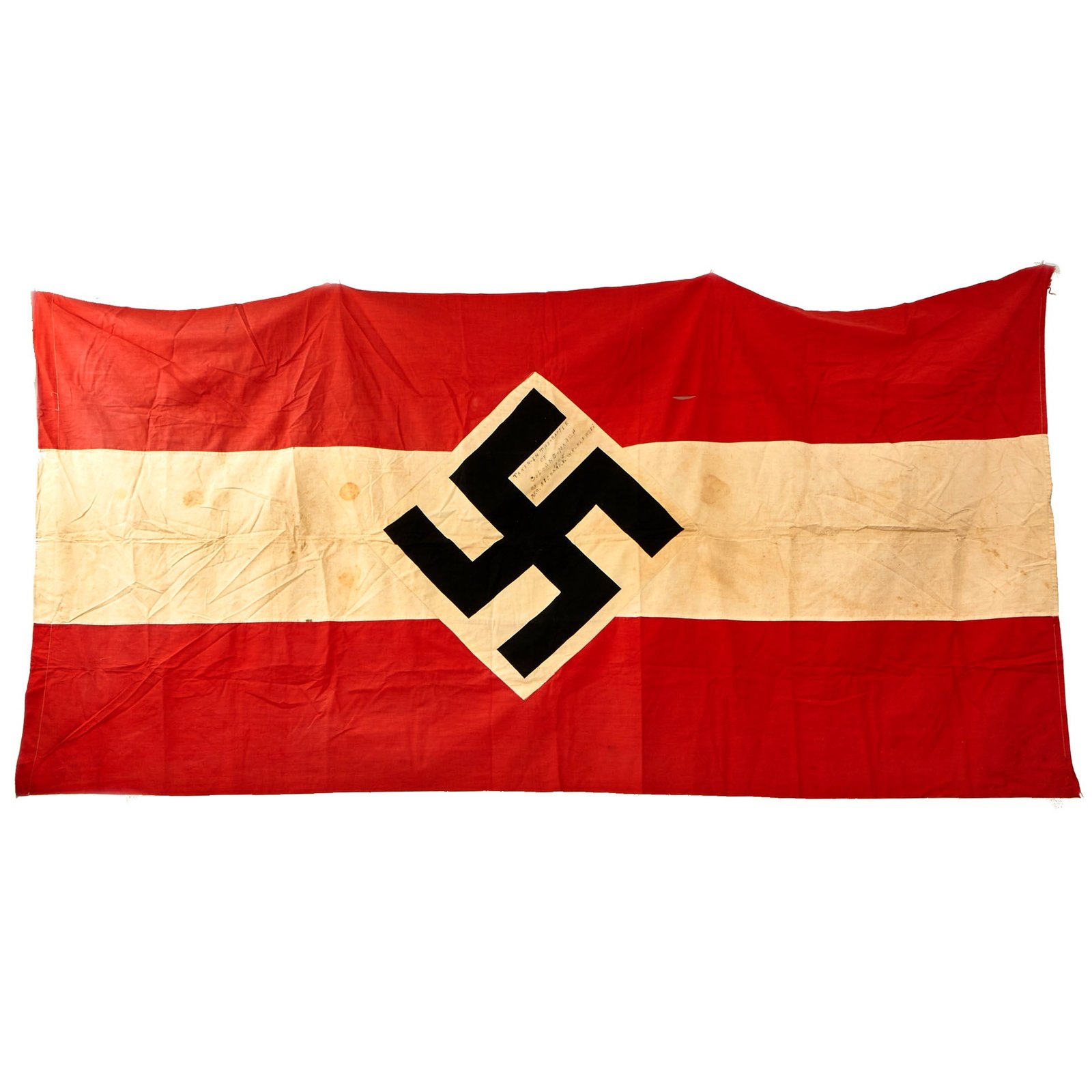 Buy Original German WWII Named USGI Bring Back Large HJ National Youth Organization 46" x 90" Flag Captured During Battle of Cologne, March 1945 | Original Firearms Antique For Sale