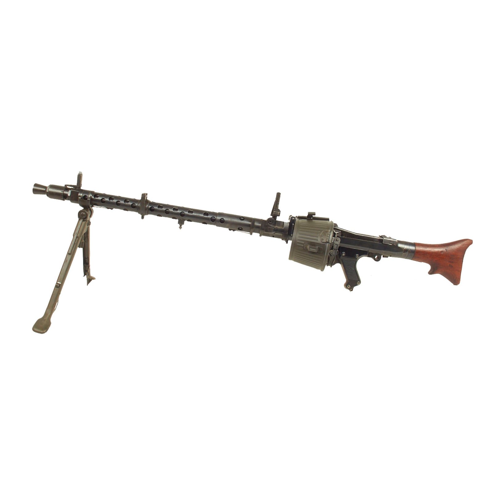 Buy Original German WWII MG 34 Display Machine Gun by Waffenwerke Brünn with Basket Belt Carrier - dated 1944 | Original Firearms Antique For Sale