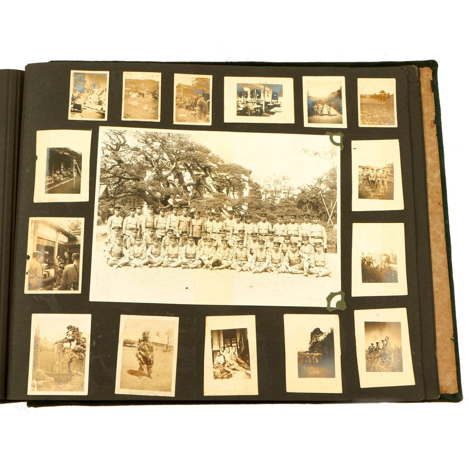 Buy Original Imperial Japanese Second Sino-Japanese War Era 78th Infantry Regiment “Memories” Unit Photo Album - 300 Photos | Original Firearms Antique For Sale