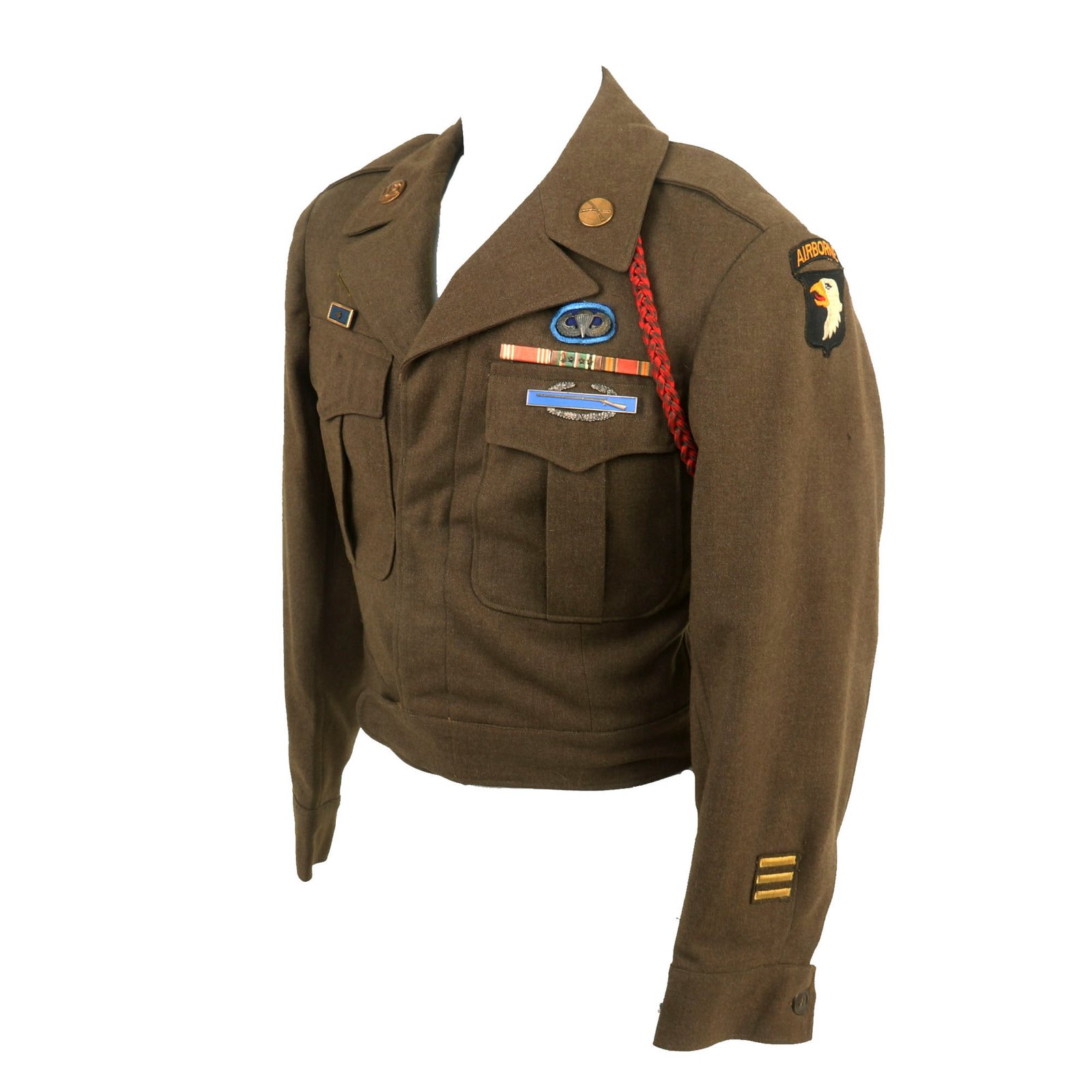 Buy Original U.S. WWII 502nd Parachute Infantry Regiment 101st Airborne Division Ike Jacket | Original Firearms Antique For Sale