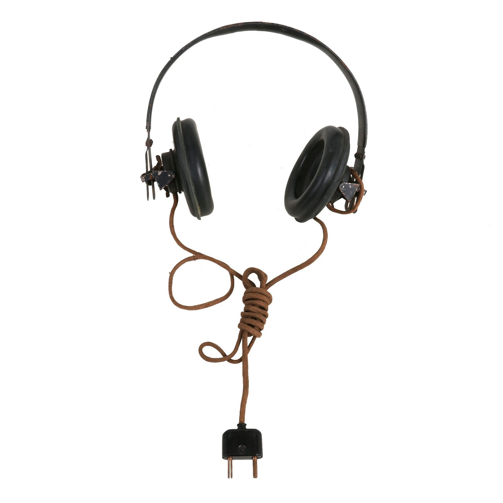 Buy Original German WWII Panzer Armored Vehicle Model B Headset | Original Firearms Antique For Sale