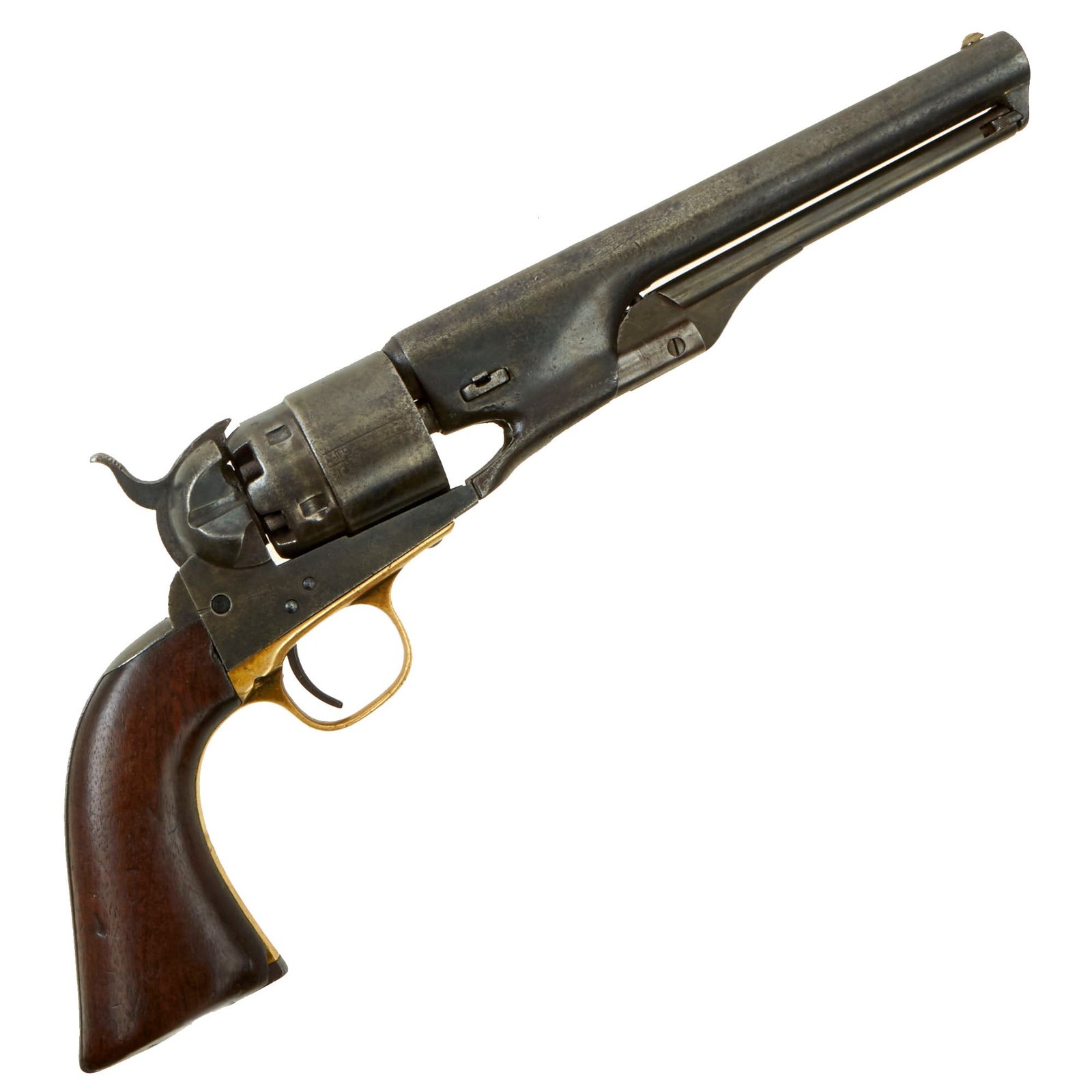 Buy Original U.S. Civil War Colt Model 1860 Army .44cal Percussion Revolver made in 1862 - Matching Serial 46157 | Original Firearms Antique For Sale