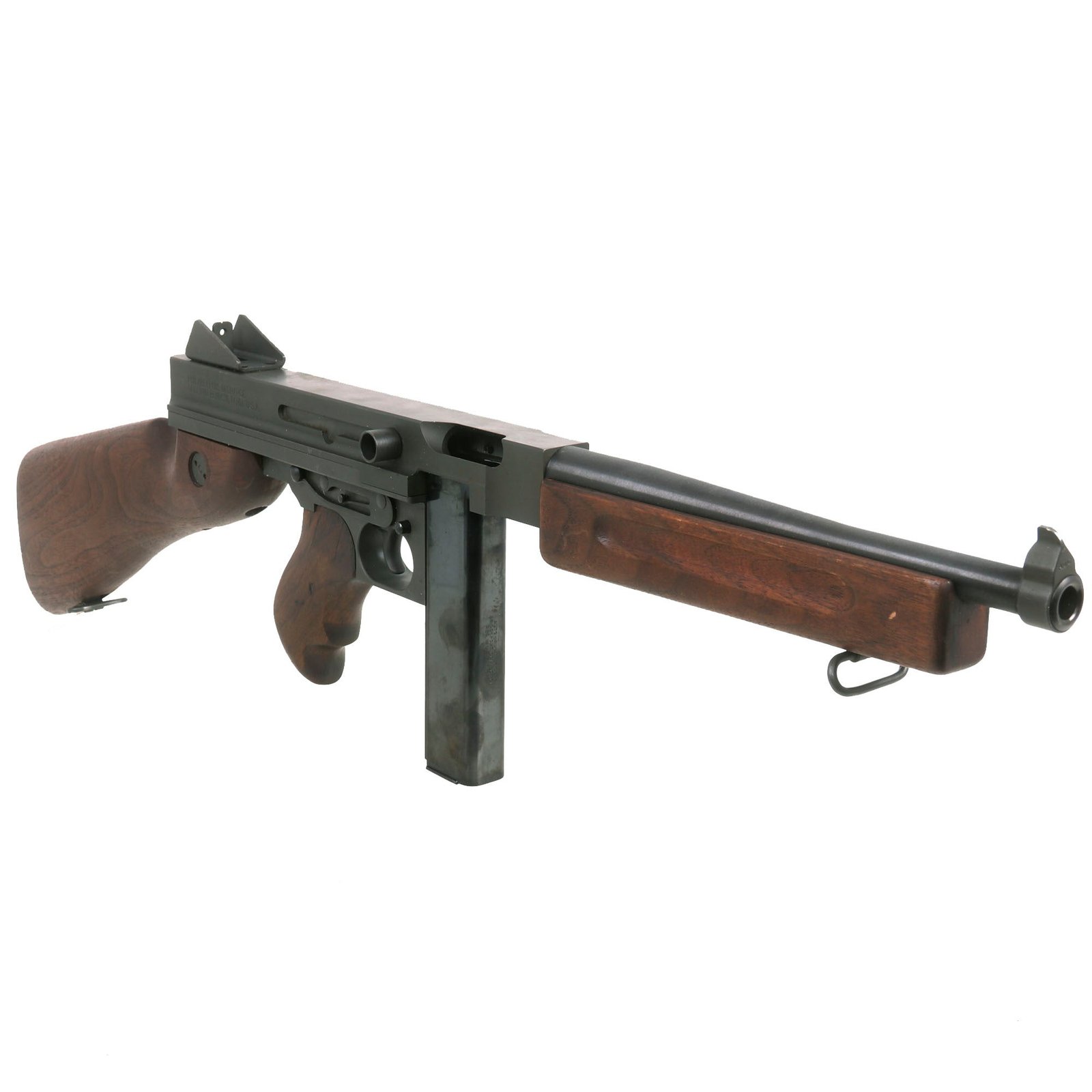 Buy Original U.S. WWII Thompson M1 Display SMG with Solid Steel Receiver & Magazine - Serial 161719 | Original Firearms Antique For Sale
