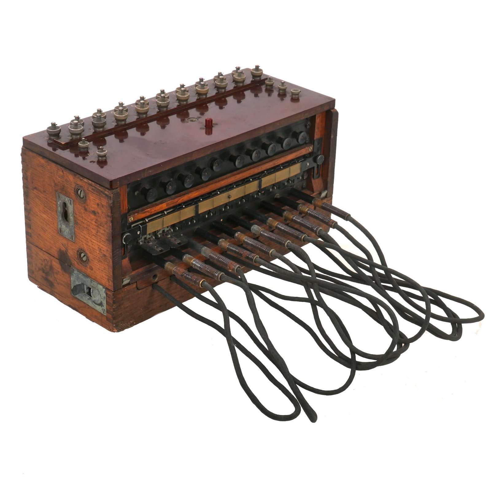 Buy Original German WWII Field Telephone Klappenschrank 10 Line Phone Switchboard by Prchal-Ericsson in Czechoslovakia - Dated 1941 | Original Firearms Antique For Sale