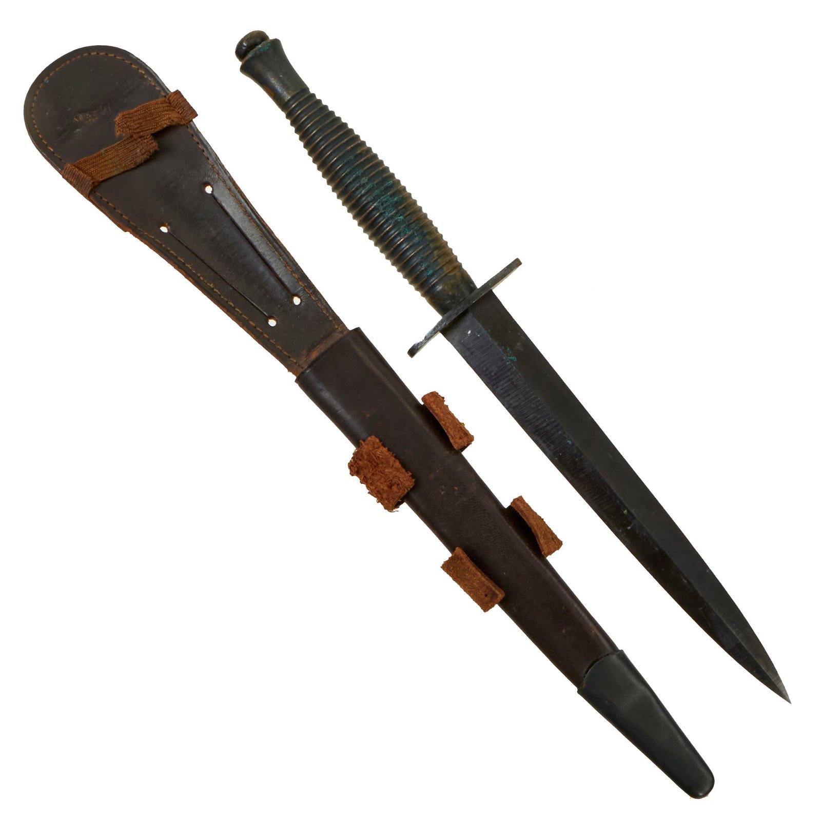 Buy Original British WWII 3rd Pattern Fairbairn-Sykes Fighting Knife with Scabbard | Original Firearms Antique For Sale