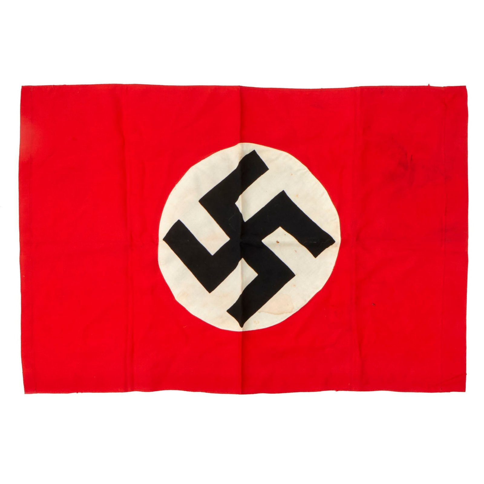 Buy Original German WWII Wehrmacht Heer Army Small Double Sided Camp Flag - 15" x 22" | Original Firearms Antique For Sale