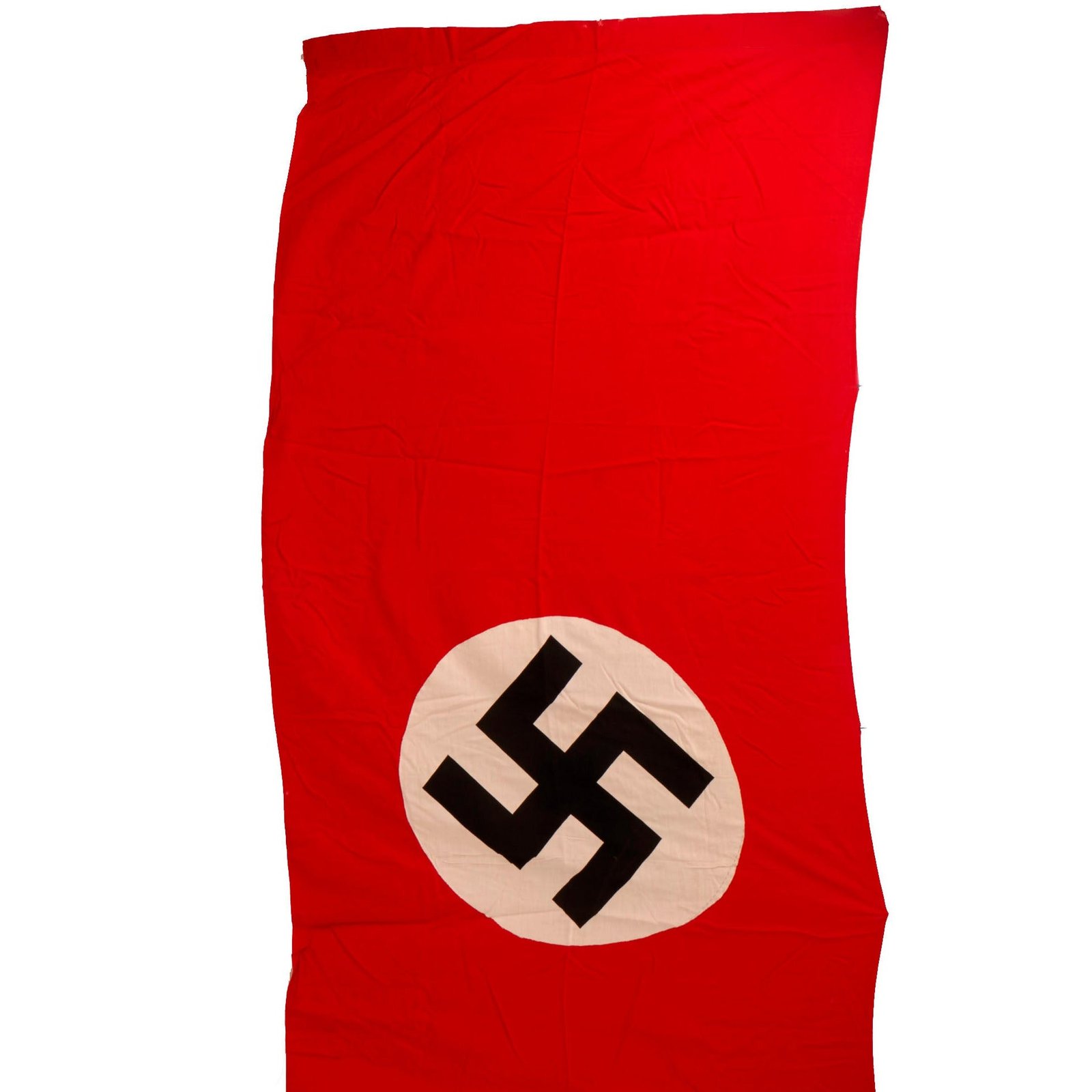 Buy Original German WWII NSDAP Large Double Sided National Political Banner Flag by Fahnenrichter of Köln - 136" × 48" | Original Firearms Antique For Sale