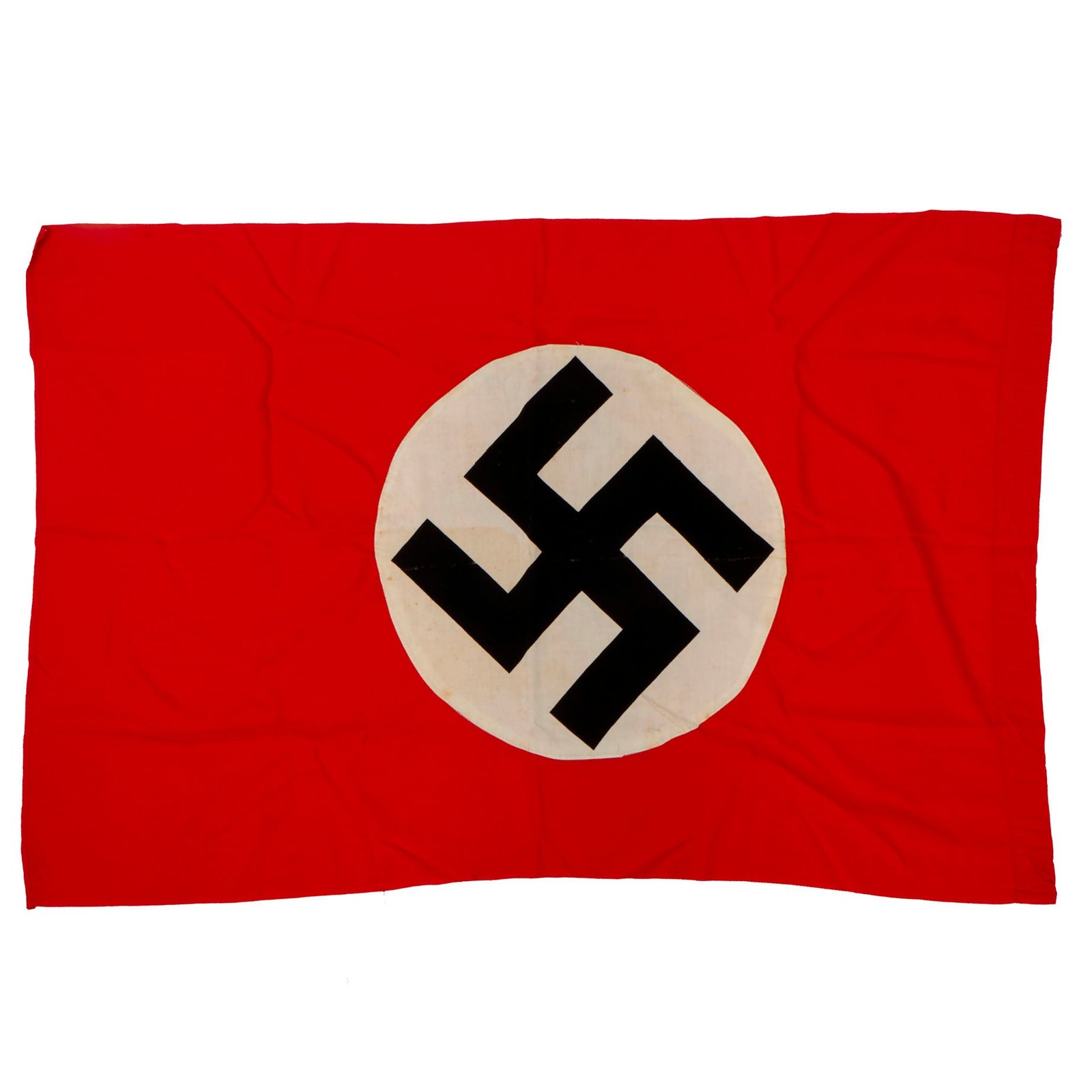 Buy Original German WWII NSDAP Double Sided National Political Banner Flag - 31" x 45" | Original Firearms Antique For Sale