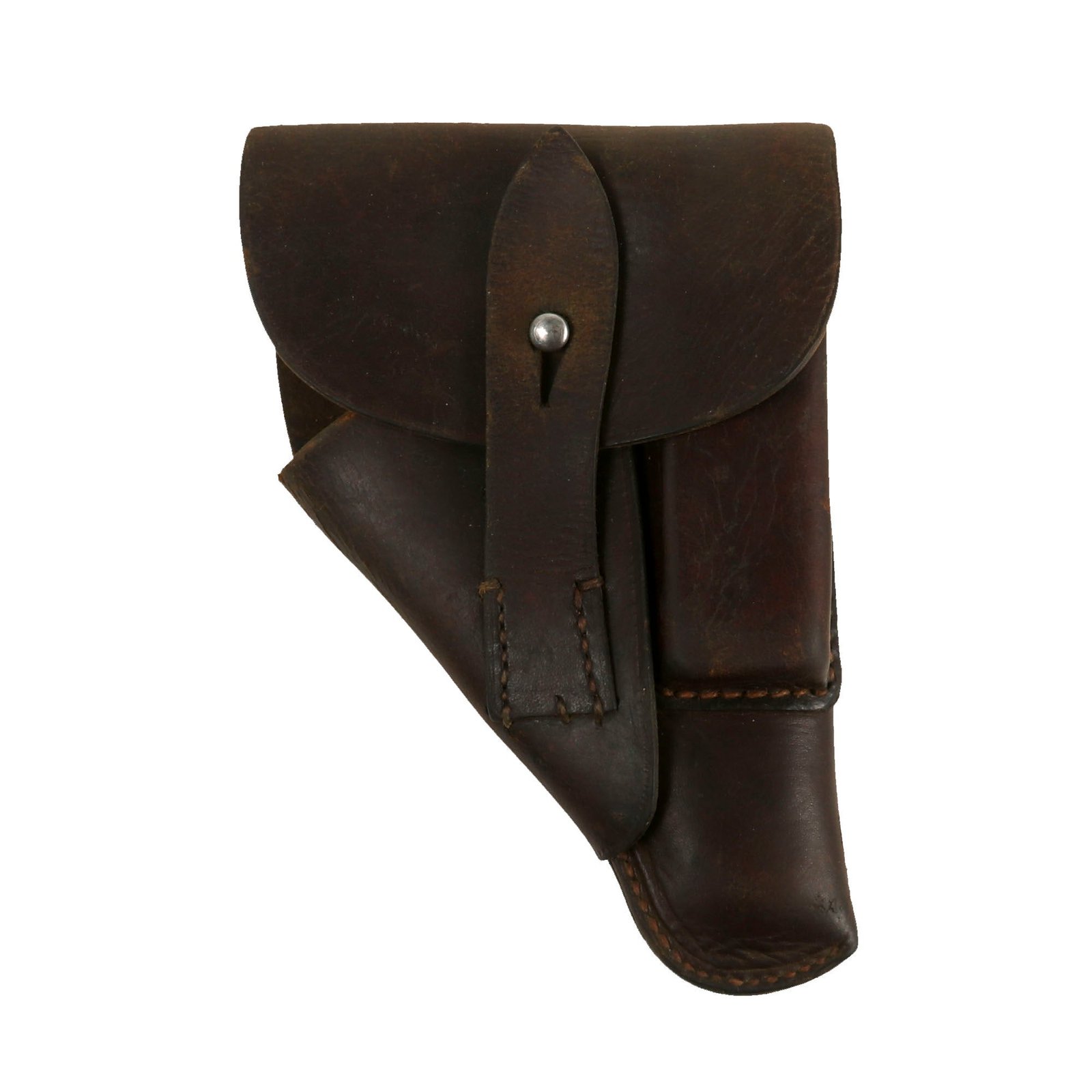 Buy Original German WWII Walther PP Pistol Brown Leather Breakaway Holster by Ernst Melzig - Dated 1942 | Original Firearms Antique For Sale