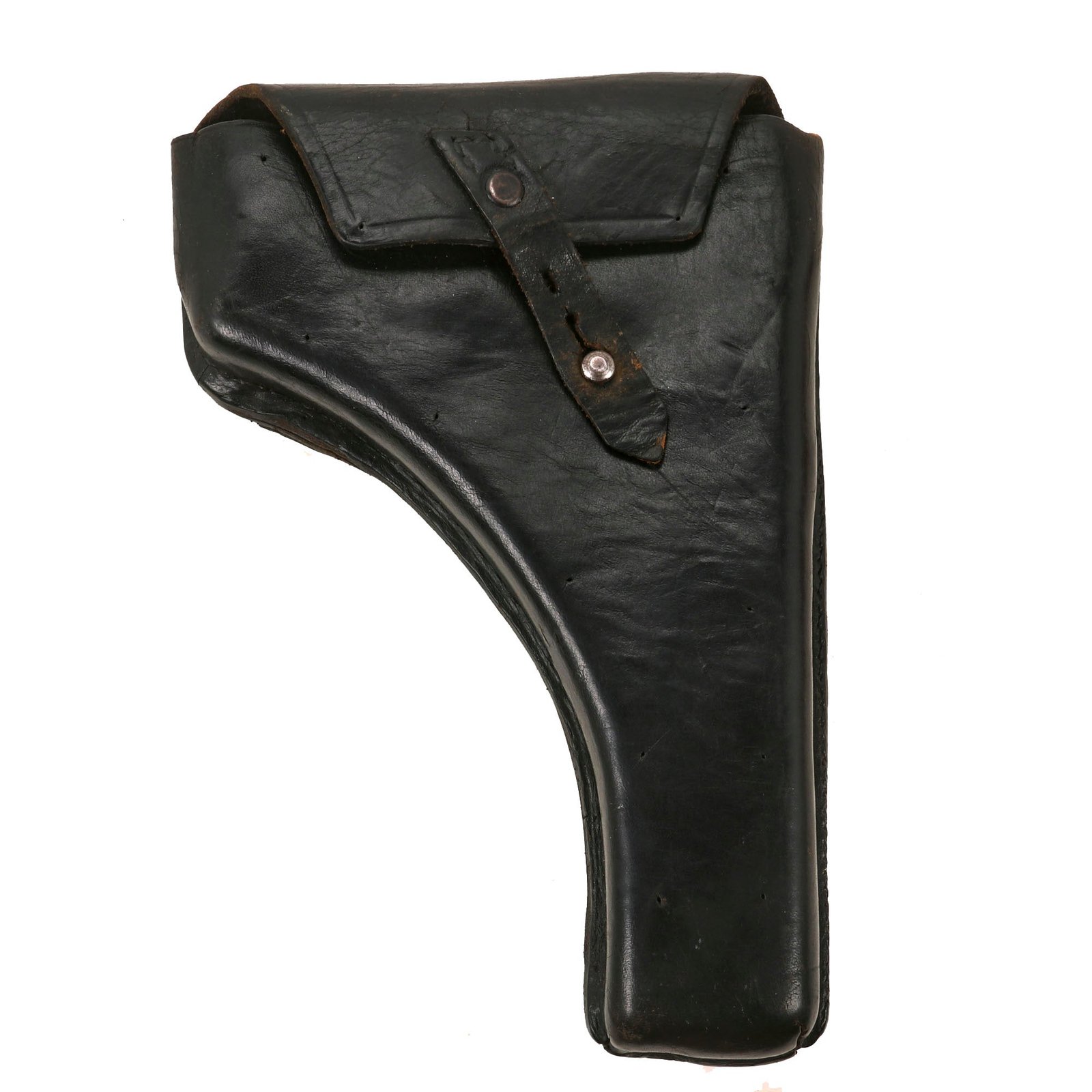 Buy Original Austrian WWII Steyr-Hahn M1912 Pistol Black Leather Holster | Original Firearms Antique For Sale