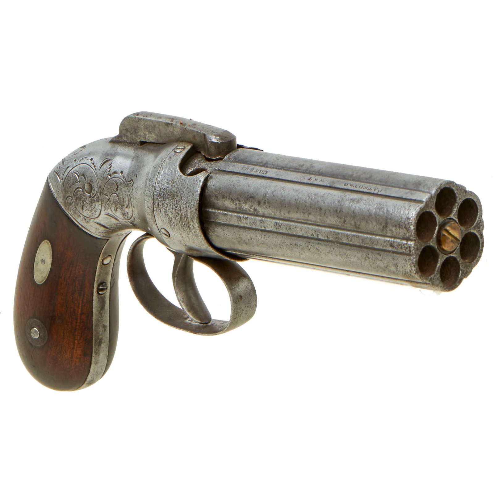 Buy Original U.S. Allen & Thurber 1837 Patent .31cal Percussion Pepperbox Revolver - Matching Serial 131 | Original Firearms Antique For Sale
