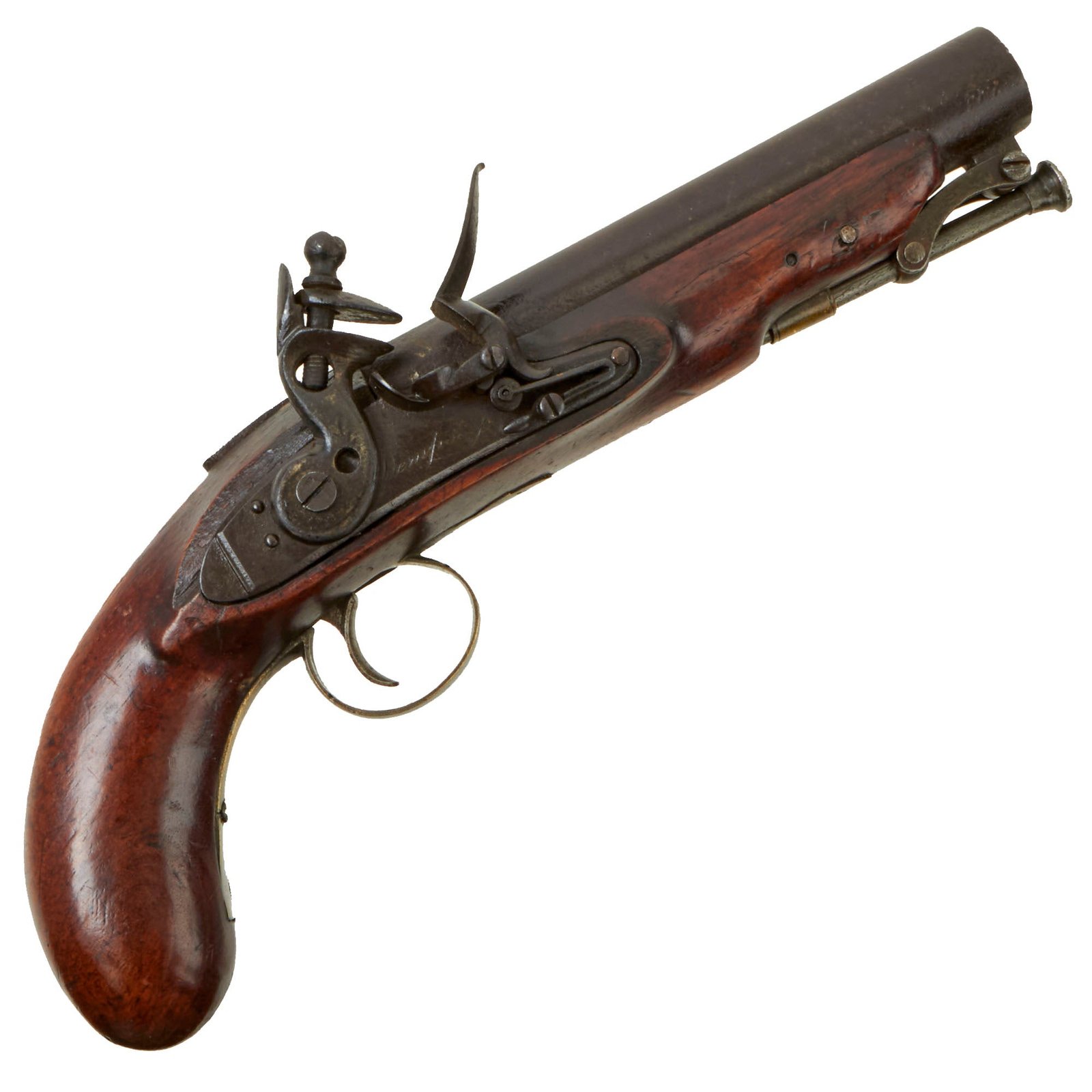 Buy Original Irish .65 Bore "Man Stopper" Compact Flintlock Pistol by William Dempsey of Dublin - Circa 1820 | Original Firearms Antique For Sale