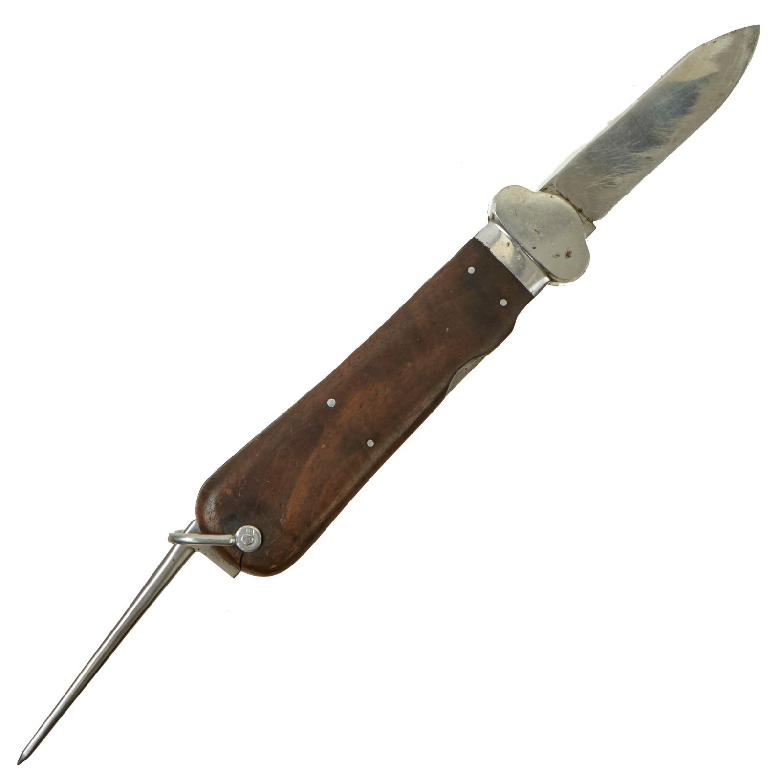 Buy Original German WWII Luftwaffe Gravity Knife by Paul Weyersberg & Co. with Missing Blade Latch - Waffen Proofed | Original Firearms Antique For Sale