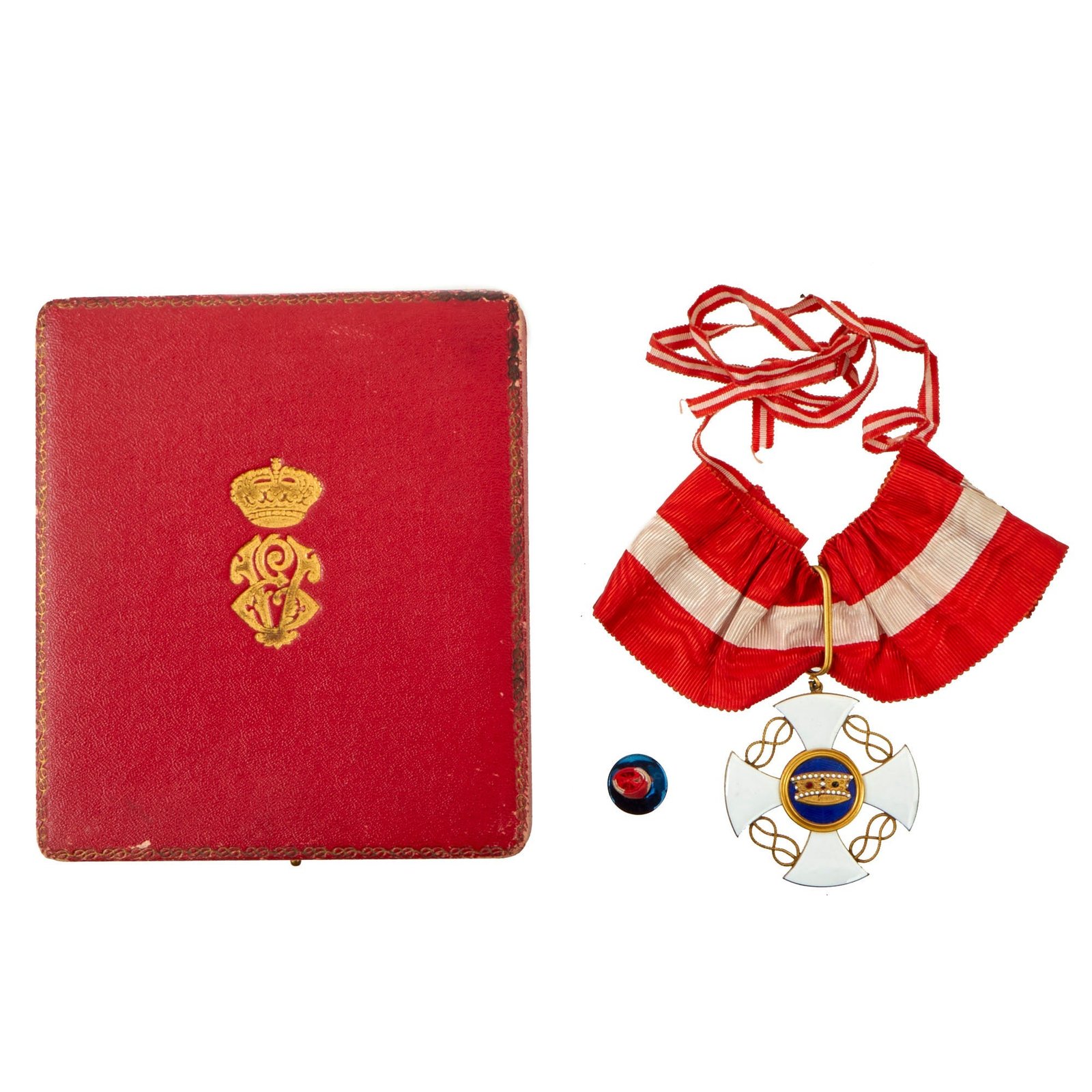 Buy Original Italian WWII Era Order of the Crown of Italy Commander Grade With Correct Case - Commendatore dell'Ordine della Corona d'Italia | Original Firearms Antique For Sale