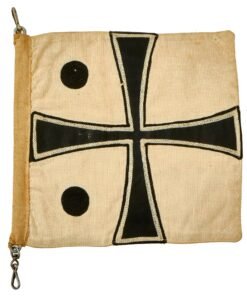 Buy Original German WWII Rear Admiral 8 ½" x 8 ½" Vehicle Command Flag Pennant - Konteradmiralflagge | Original Firearms Antique For Sale