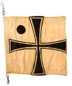 Buy Original German WWII Kriegsmarine Vice Admiral 8 ½" x 8 ½" Vehicle Command Flag Pennant - Vizeadmiralflagge | Original Firearms Antique For Sale