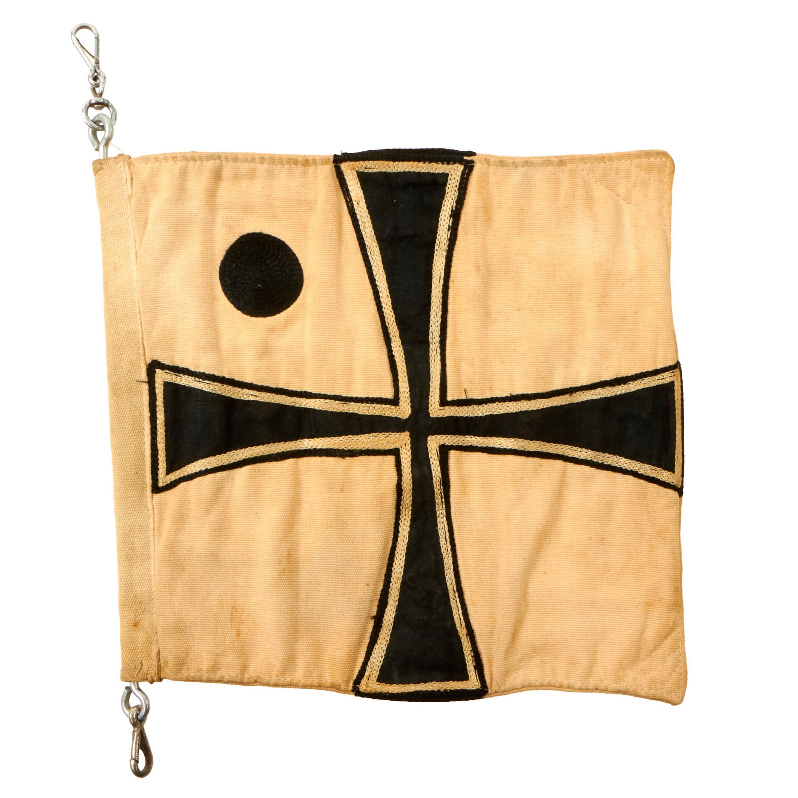 Buy Original German WWII Kriegsmarine Vice Admiral 8 ½" x 8 ½" Vehicle Command Flag Pennant - Vizeadmiralflagge | Original Firearms Antique For Sale