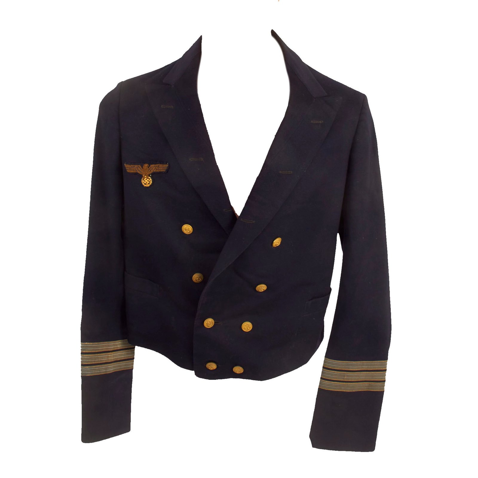 Buy Original German WWII Kriegsmarine Evening Dress "Monkey" Jacket - Named Medical Korvettenkapitän | Original Firearms Antique For Sale