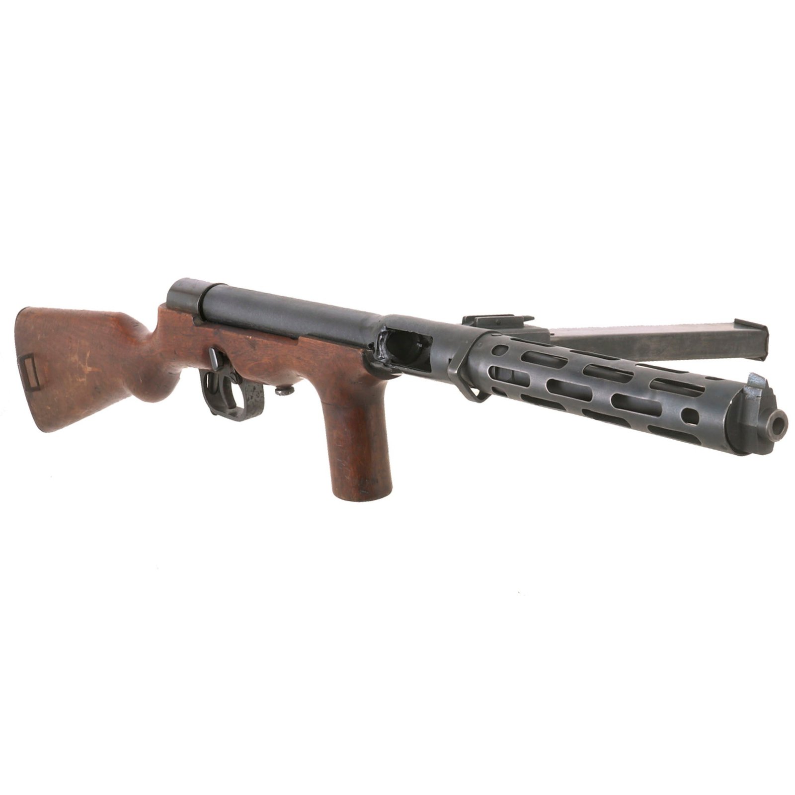 Buy Original German Pre-WWII Spanish Civil Guard Marked ERMA EMP Display Sub Machine Gun with Display Magazine - Serial D-4324 | Original Firearms Antique For Sale