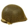 Buy Original U.S. WWII Early War Netted M1 McCord Front Seam Fixed Bale Helmet with Seaman Paper Co Liner | Original Firearms Antique For Sale