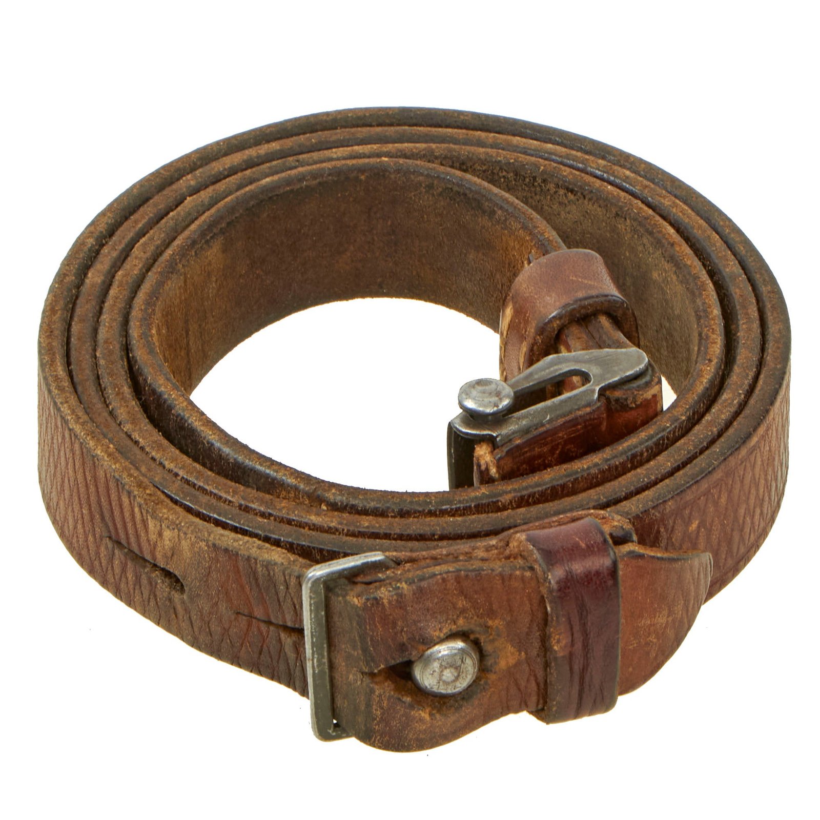Buy Original German WWII Karabiner 98 kurz K98k Leather Sling with Buckle - Kar98k | Original Firearms Antique For Sale