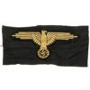 Buy Original German WWII SS BeVo Embroidered Tropical Sleeve Insignia with Paper RZM Tag | Original Firearms Antique For Sale