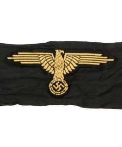 Buy Original German WWII SS BeVo Embroidered Tropical Sleeve Insignia with Paper RZM Tag | Original Firearms Antique For Sale