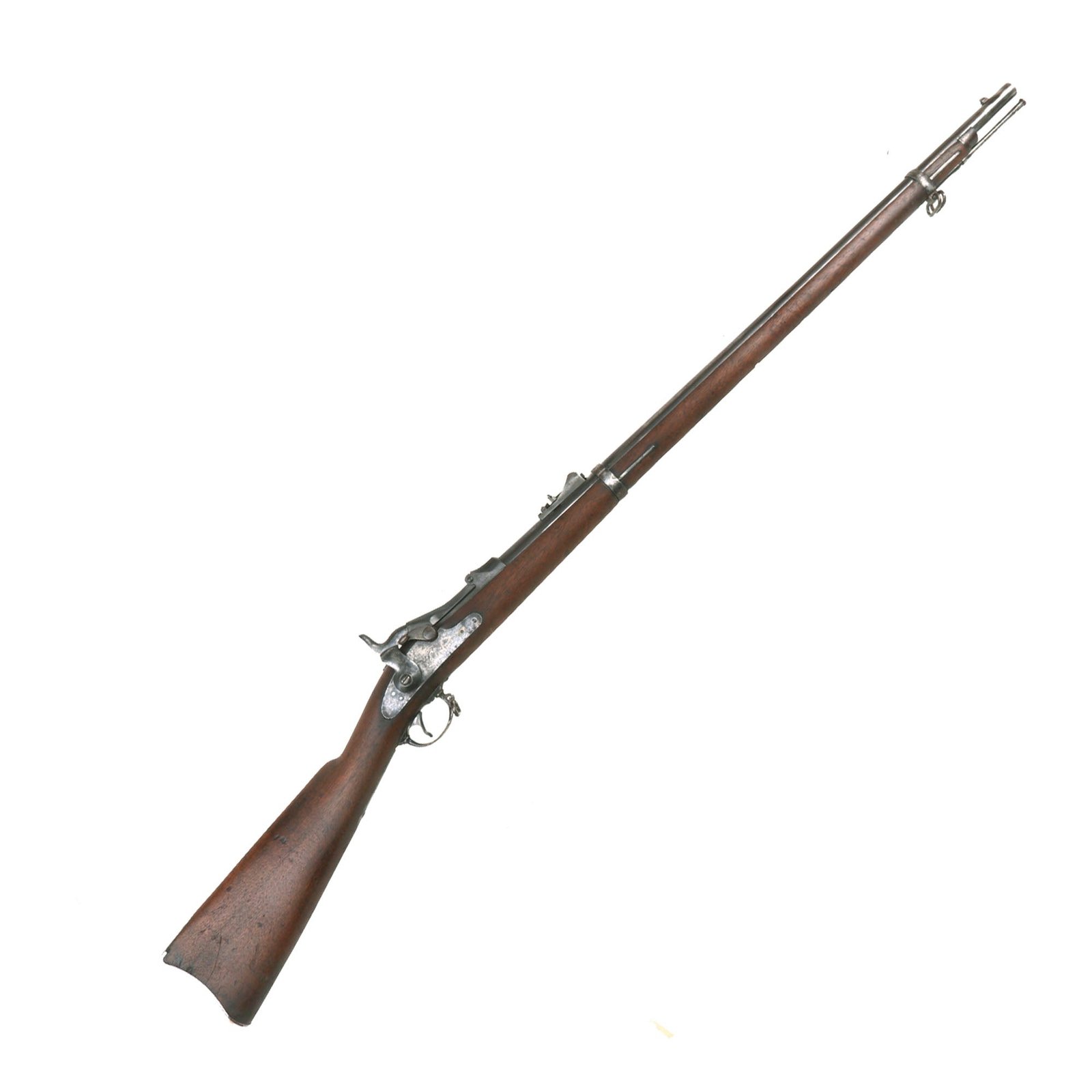 Buy Original U.S. Springfield Trapdoor Model 1873 Rifle made in 1889 with Standard Ramrod - Serial 451529 | Original Firearms Antique For Sale