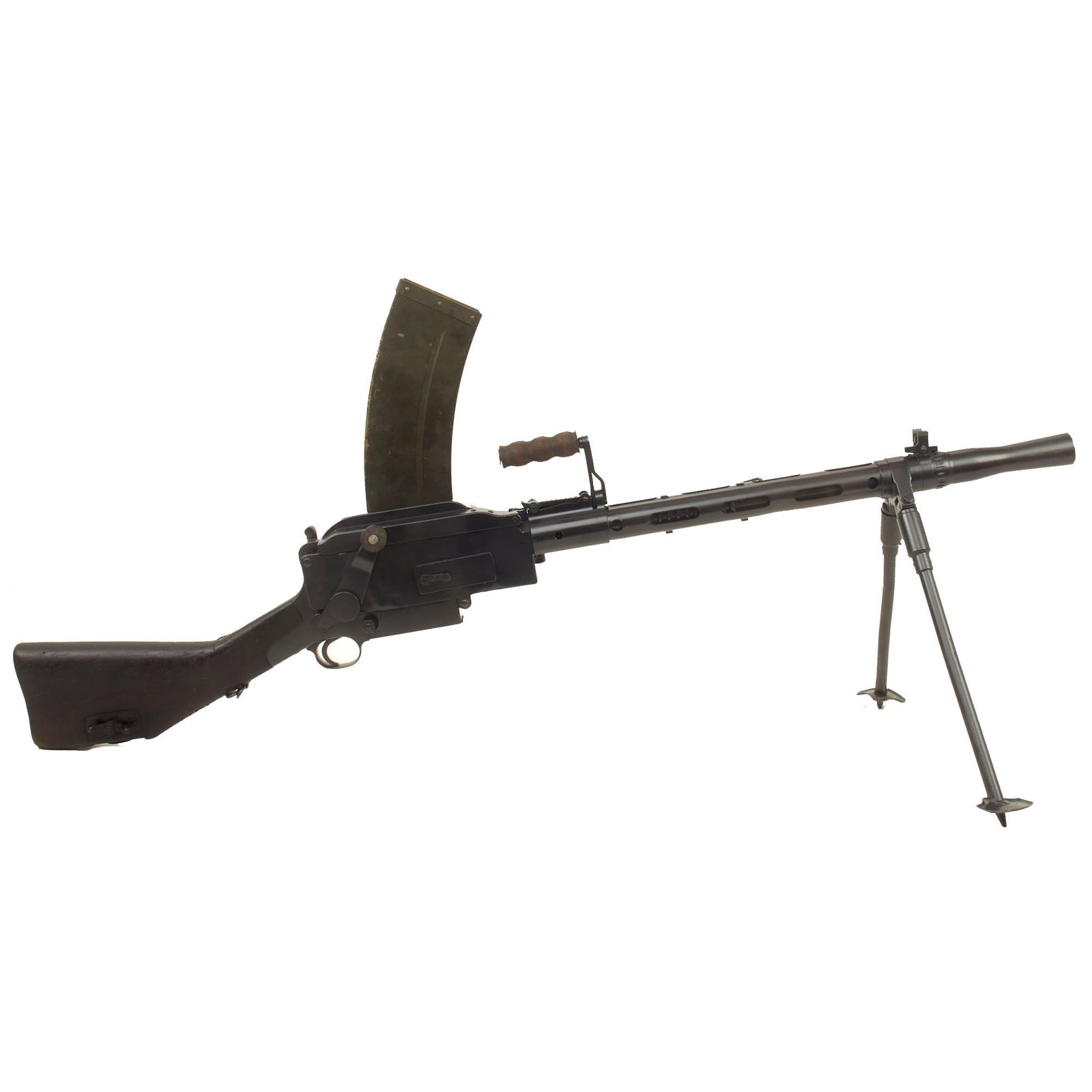 Buy Original WWII Danish Madsen Display Light Machine Gun with Magazine - No. 218 | Original Firearms Antique For Sale
