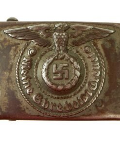 Buy Original German WWII SS EM/NCO Painted Steel Waist Belt Buckle by RODO Robert C. Dold - Schutzstaffel | Original Firearms Antique For Sale