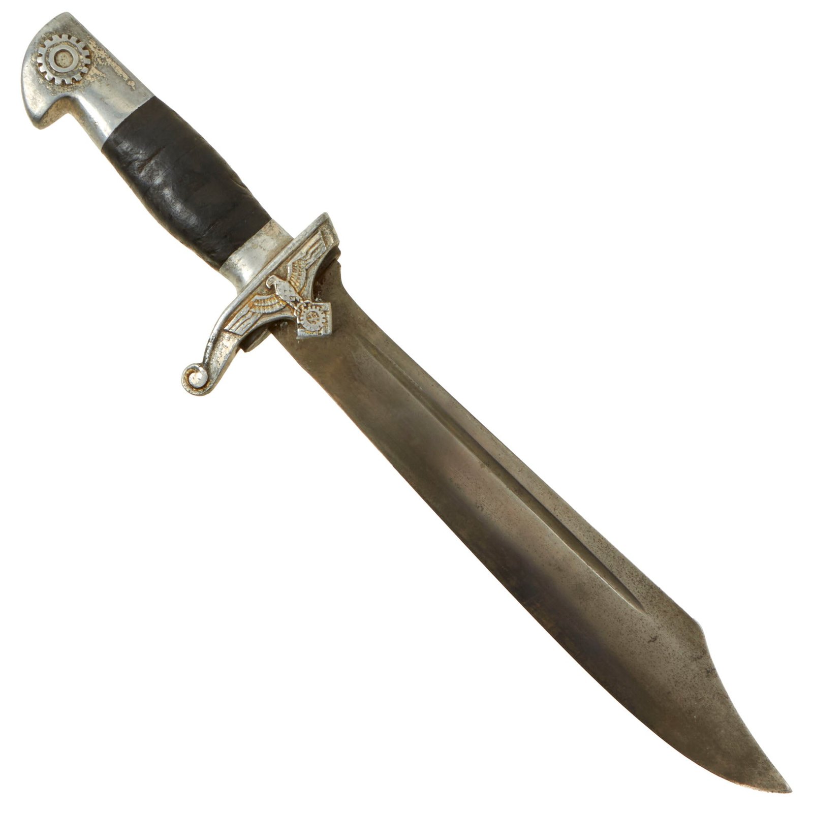 Buy Original German WWII TeNo Technical Emergency Corps Enlisted Hewer by Carl Eickhorn Converted to Fighting Knife | Original Firearms Antique For Sale