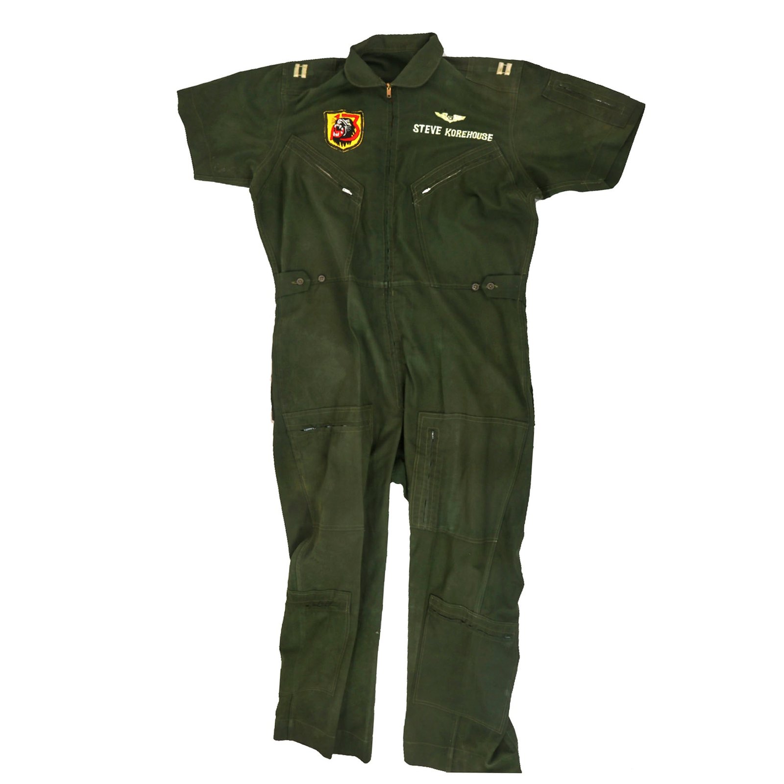 Buy Original U.S. Vietnam War Sawadee Party Flight Suit - 13th Fighter Squadron - Captain Steve Korehouse | Original Firearms Antique For Sale