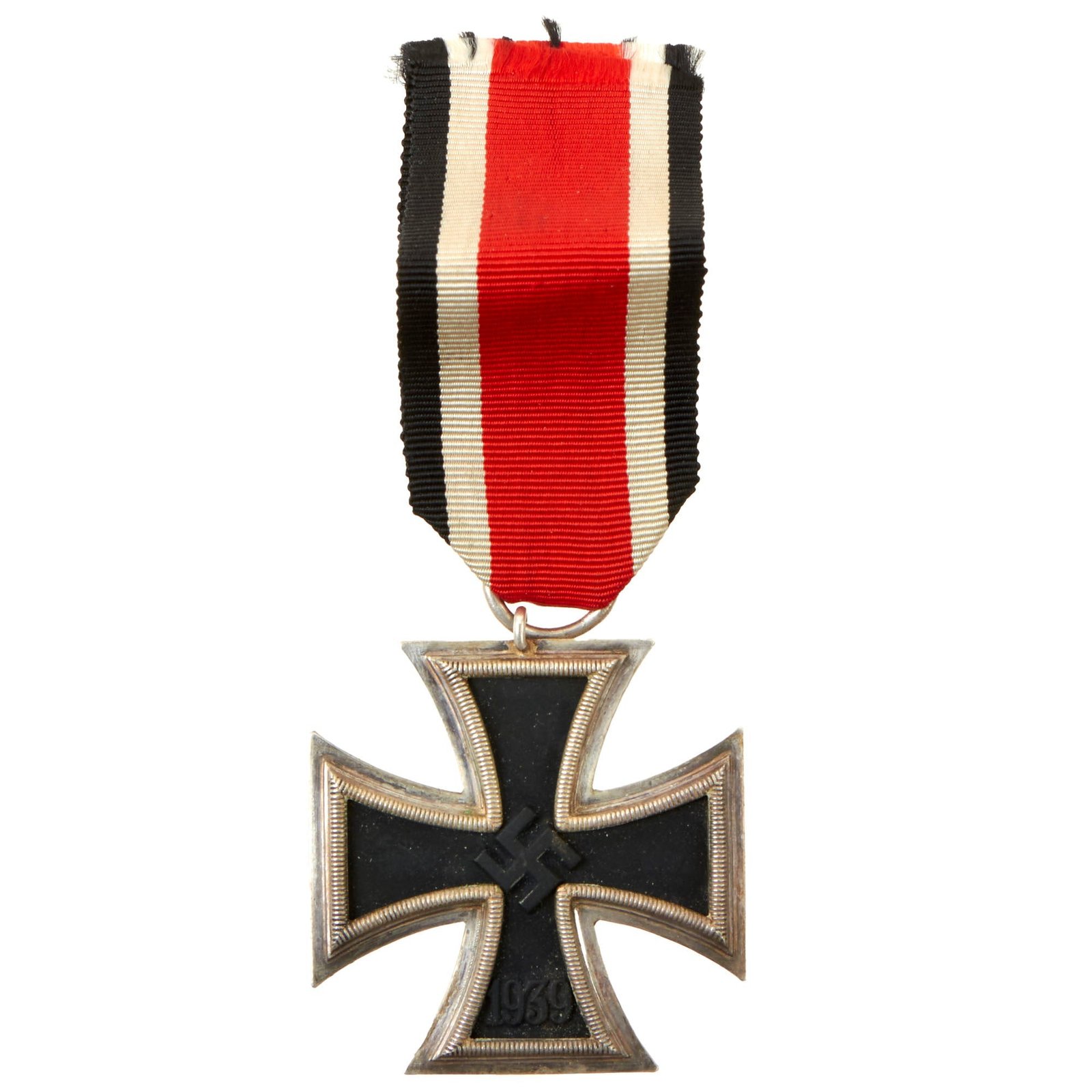 Buy Original German WWII Wehrmacht Iron Cross 2nd Class 1939 by Klein & Quenzer A.G. with Ribbon - EKII | Original Firearms Antique For Sale
