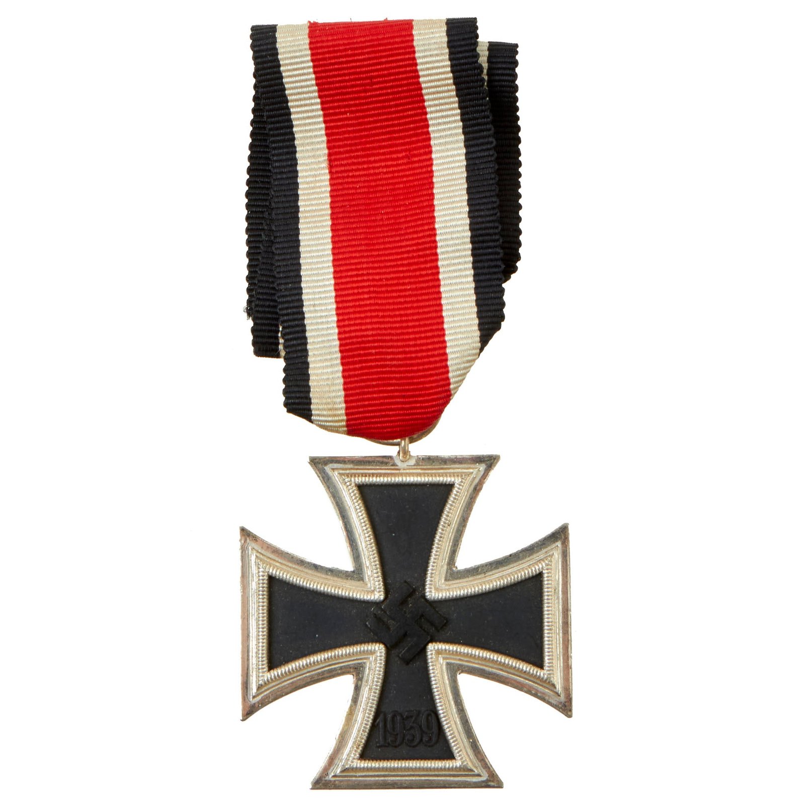 Buy Original Excellent German WWII Wehrmacht Iron Cross 2nd Class 1939 with Ribbon - Unmarked - EKII | Original Firearms Antique For Sale