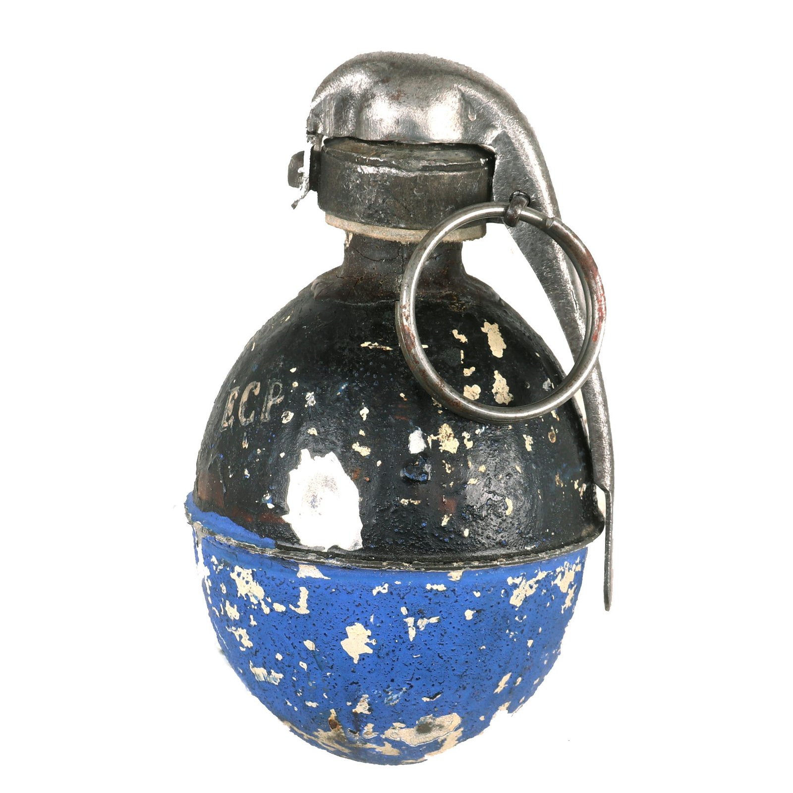 Buy Original French WWI Model 1914 OF1 Egg Hand Grenade circa 1915 - 1917 - Inert | Original Firearms Antique For Sale