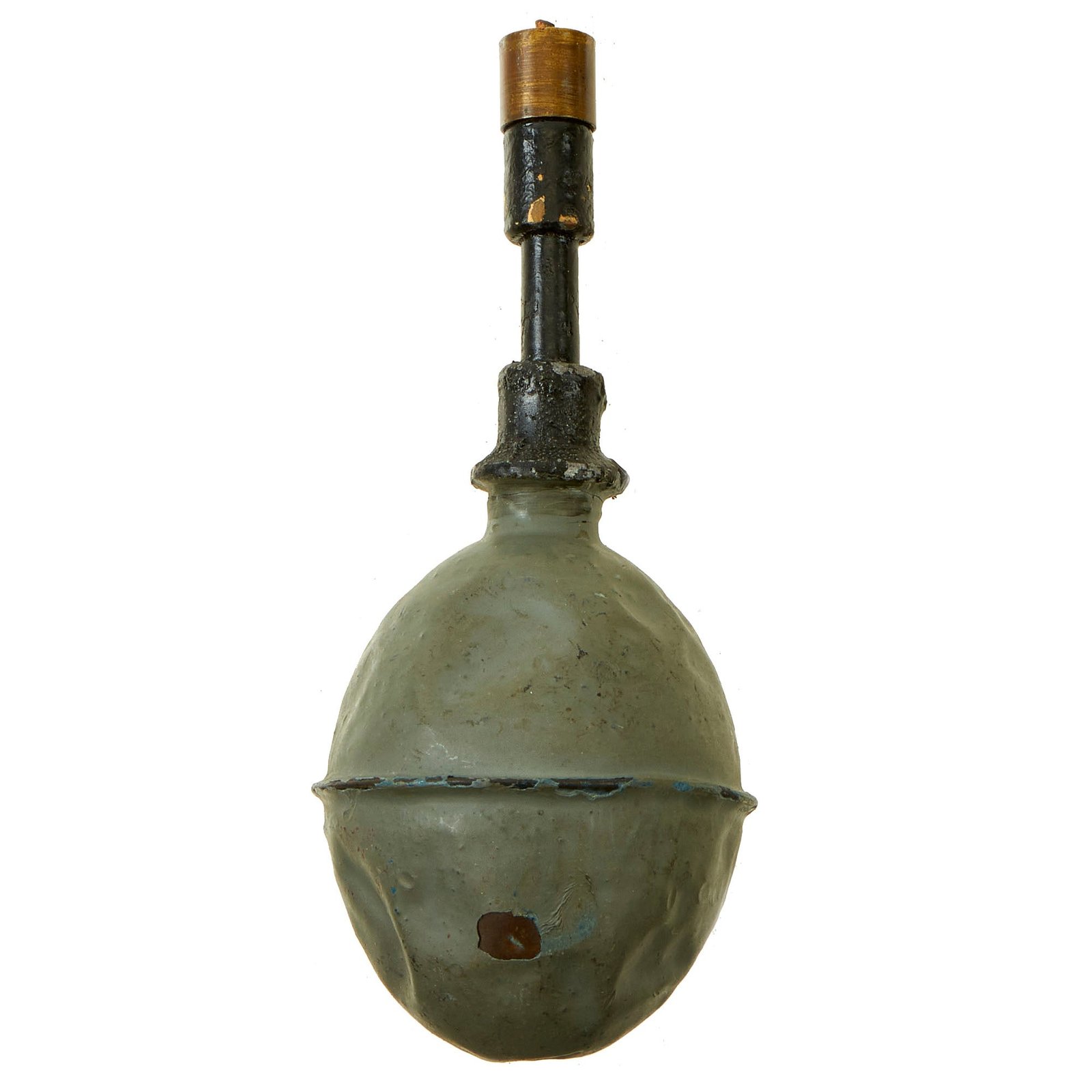 Buy Original French WWI Model 1914 OF1 Egg Hand Grenade circa 1915 - 1917 - Inert | Original Firearms Antique For Sale