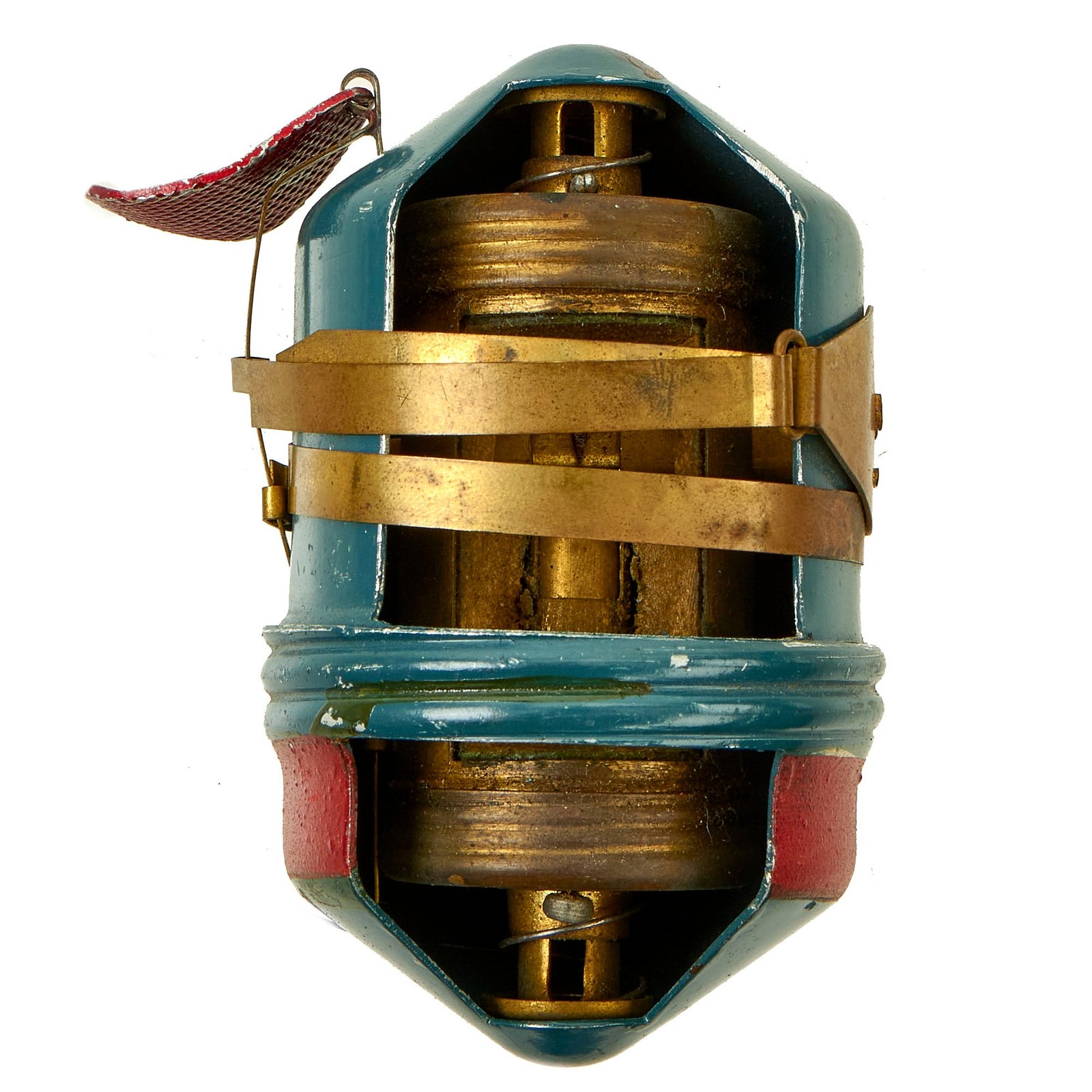 Buy Original WWII Era Italian Model 35 Style Inert Grenade Cutaway | Original Firearms Antique For Sale