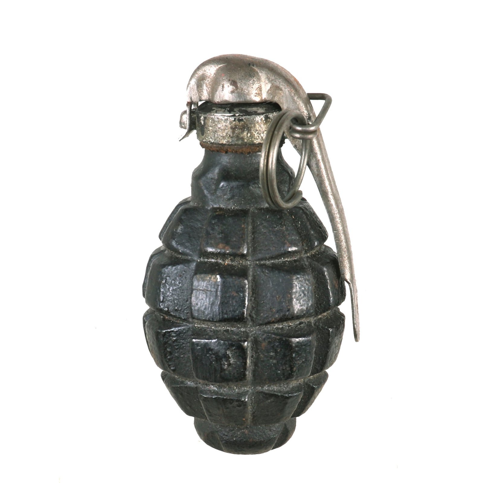 Buy Original French WWI F1 Hand Grenade with Billant Modèle 1916 Fuse - Inert | Original Firearms Antique For Sale