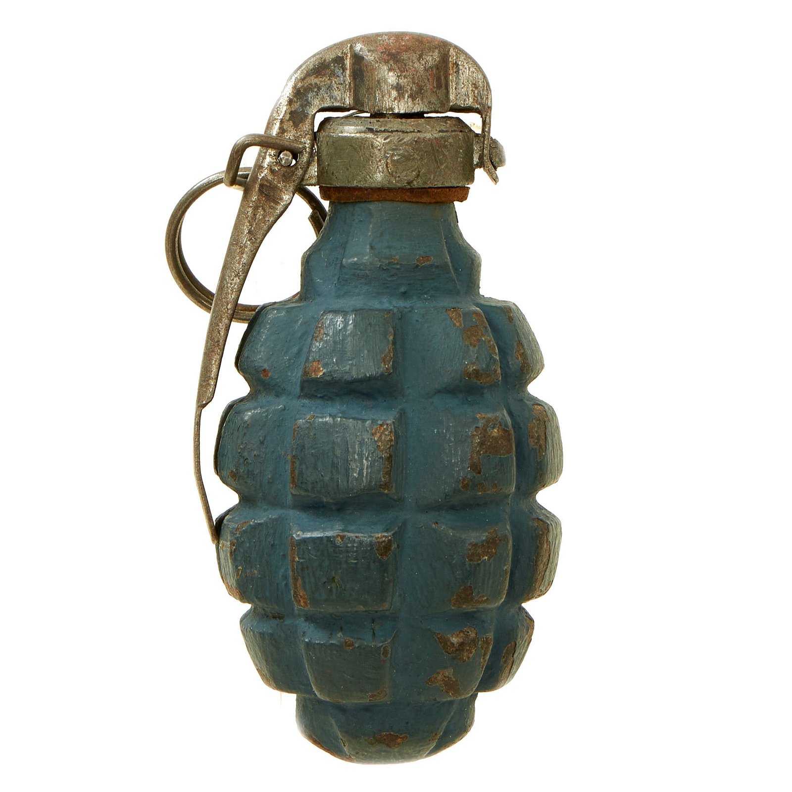 Buy Original French WWI F1 Practice Hand Grenade with Billant Modèle 1916 Fuse - Inert | Original Firearms Antique For Sale