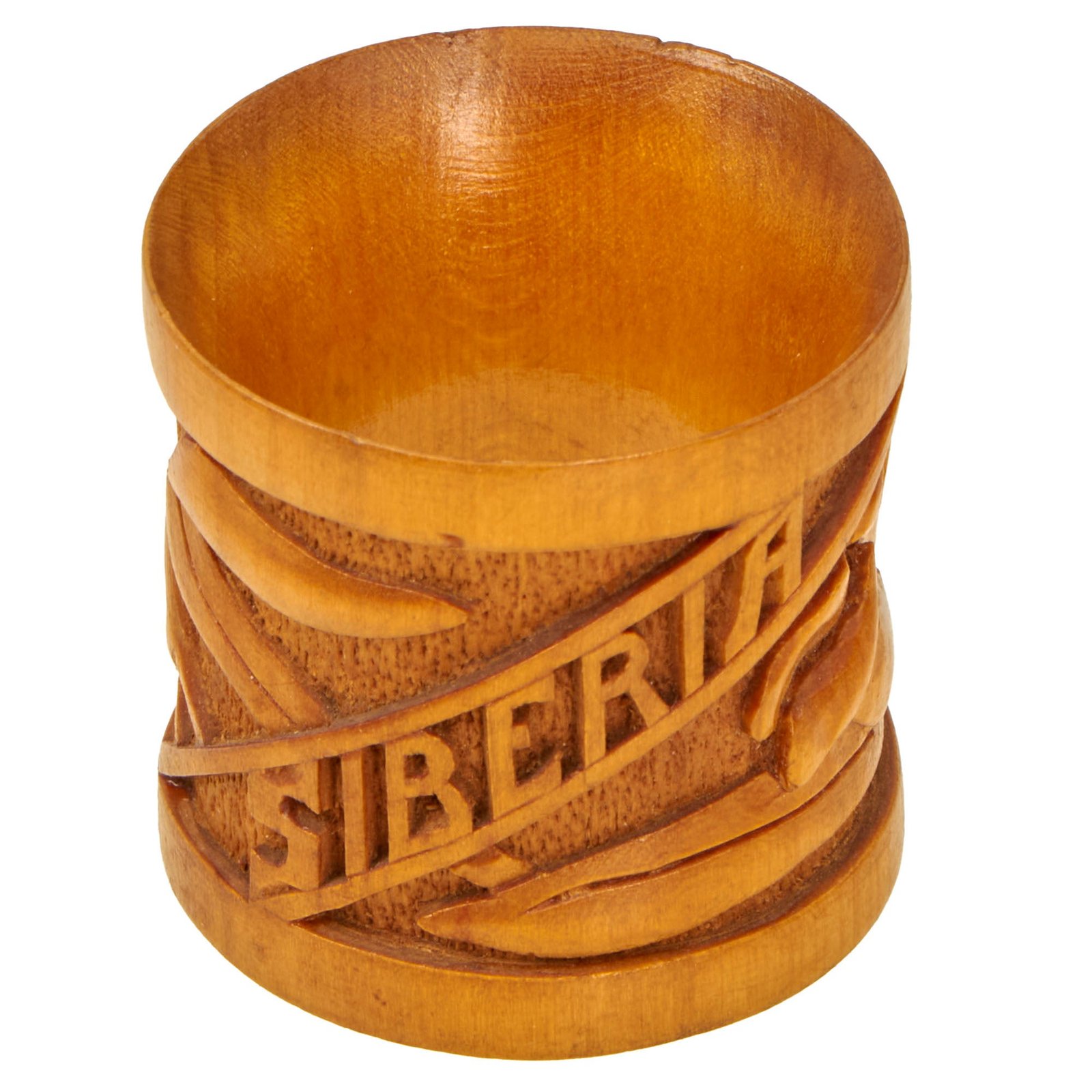 Buy Original U.S. Siberian Expedition Wooden Trench Art Napkin Ring Souvenir | Original Firearms Antique For Sale