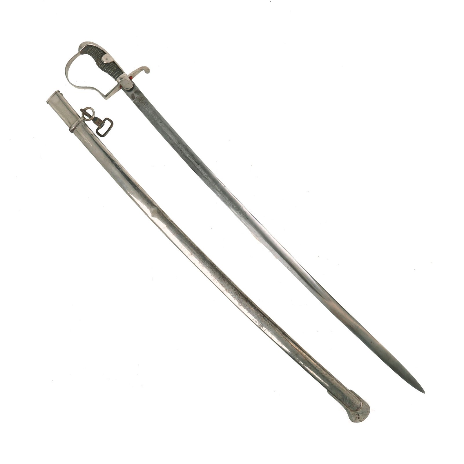 Buy Original WWI Imperial German Army Officer's Sword with Etched Blade and Scabbard | Original Firearms Antique For Sale