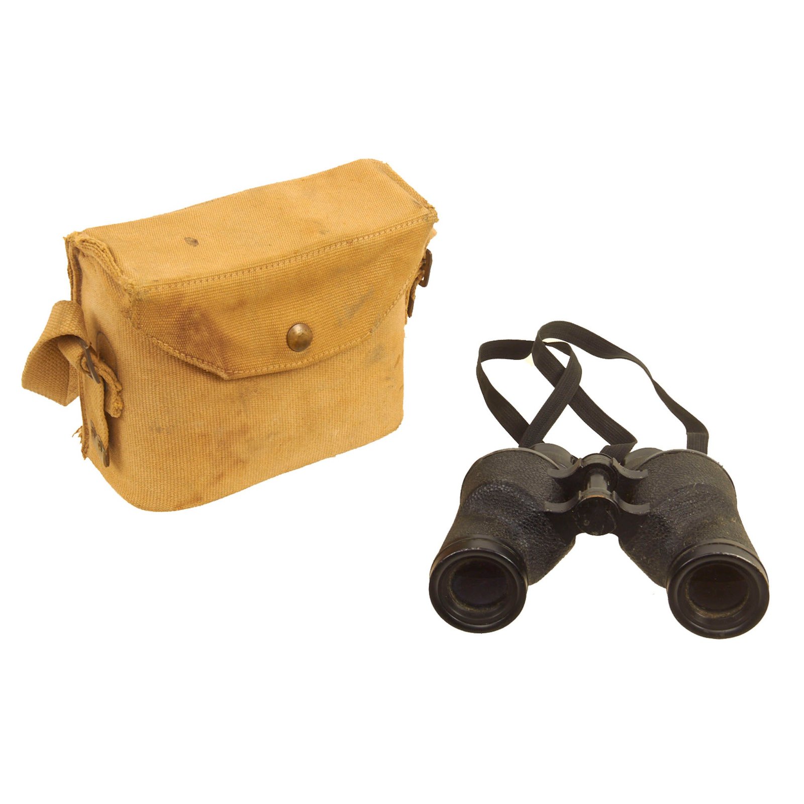 Buy Original British WWII Canadian Contract Made MkII 6x30 Binoculars by Research Enterprise Limited Dated 1945 With 1943 Dated P-37 Case | Original Firearms Antique For Sale