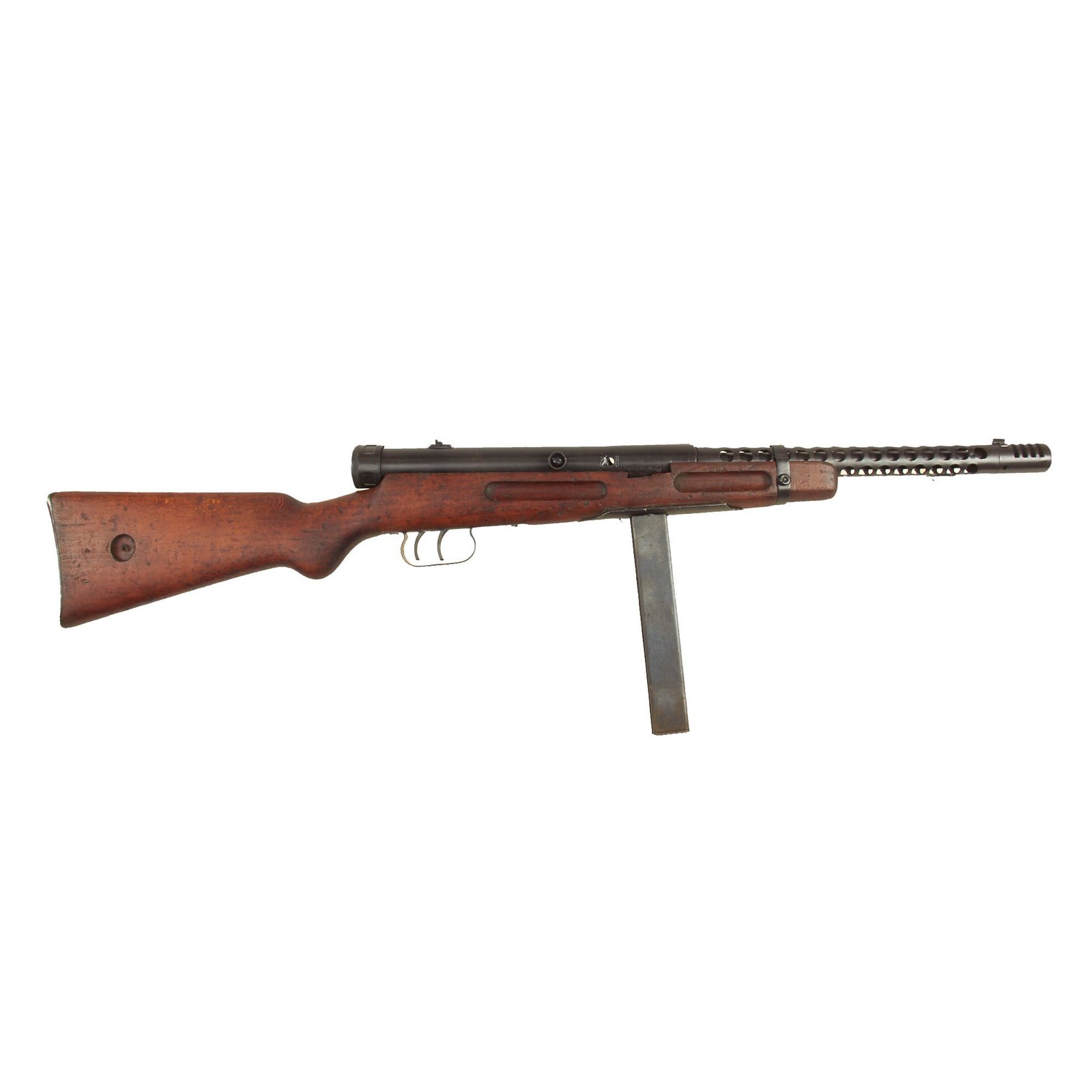 Buy Original WWII Italian Beretta MP38A SMG with Ventilated Barrel Jacket, Bayonet Lug & 40 Rd. Magazine | Original Firearms Antique For Sale