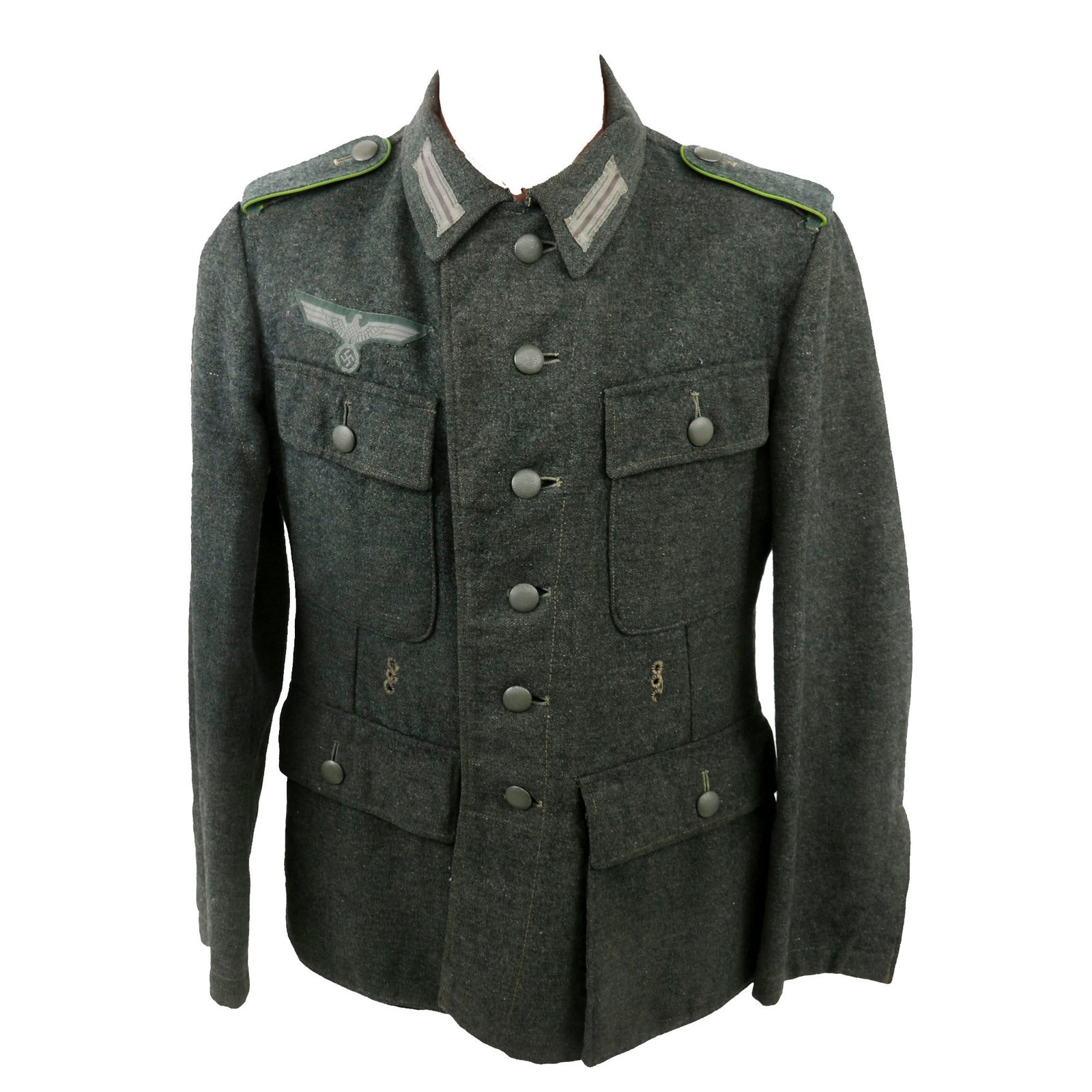 Buy Original German WWII Late War Heer Army Panzergrenadier Enlisted Man's M40 Field Combat Tunic | Original Firearms Antique For Sale