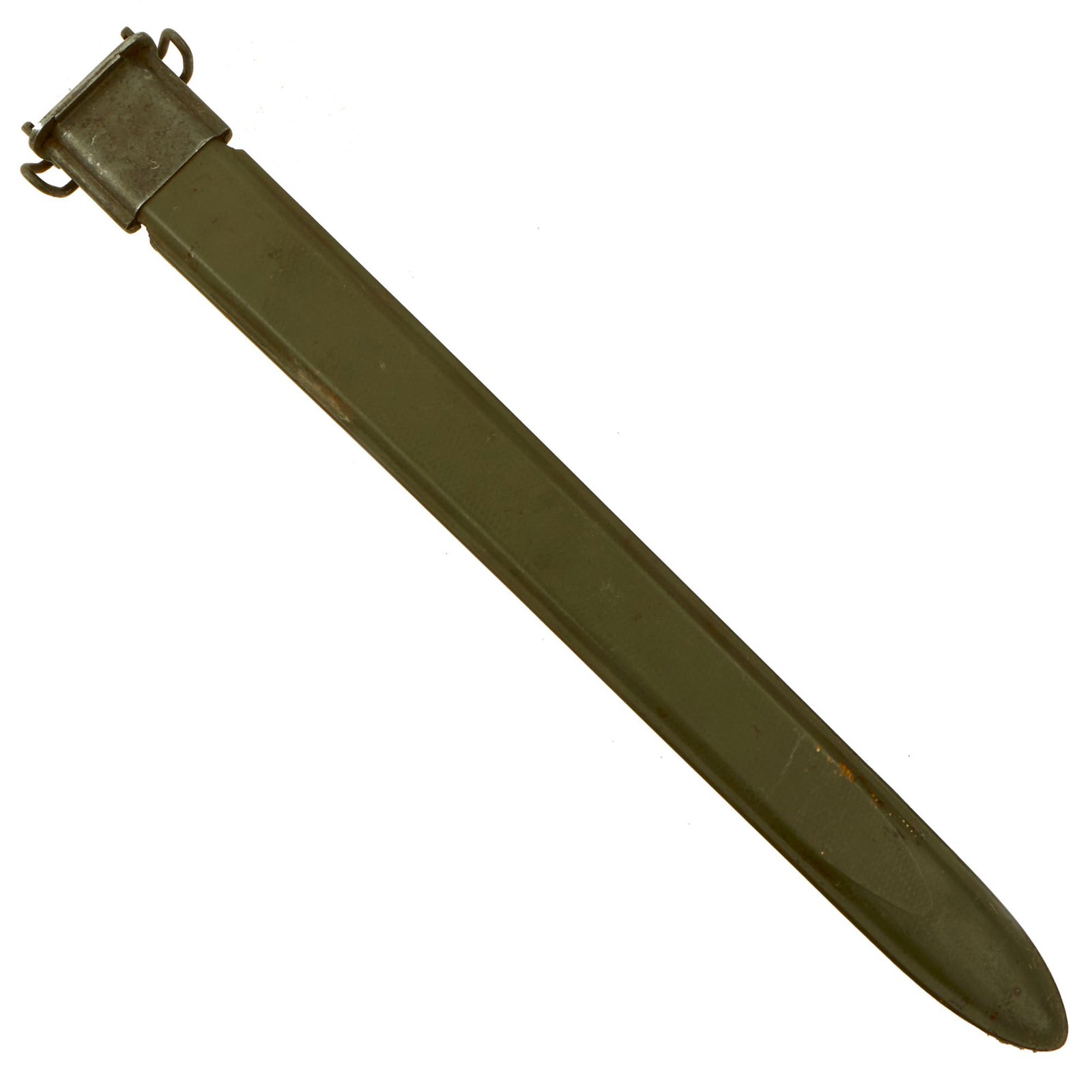 Buy Original U.S. WWII M3 Scabbard by Beckwith Manufacturing For 16 Inch M1942 Bayonet - Scabbard Only | Original Firearms Antique For Sale