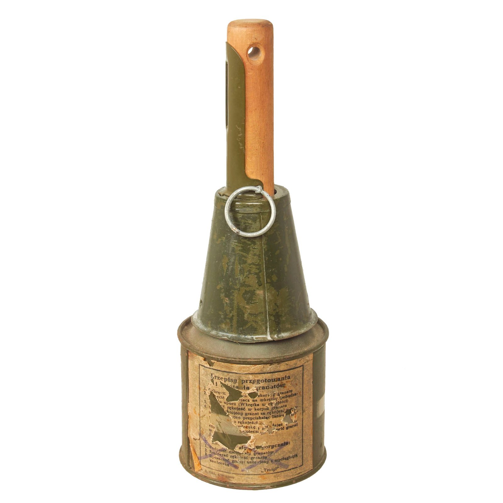 Buy Original Polish Cold War Issue Soviet RPG-43 Inert HEAT Grenade - High Explosive Anti-Tank | Original Firearms Antique For Sale