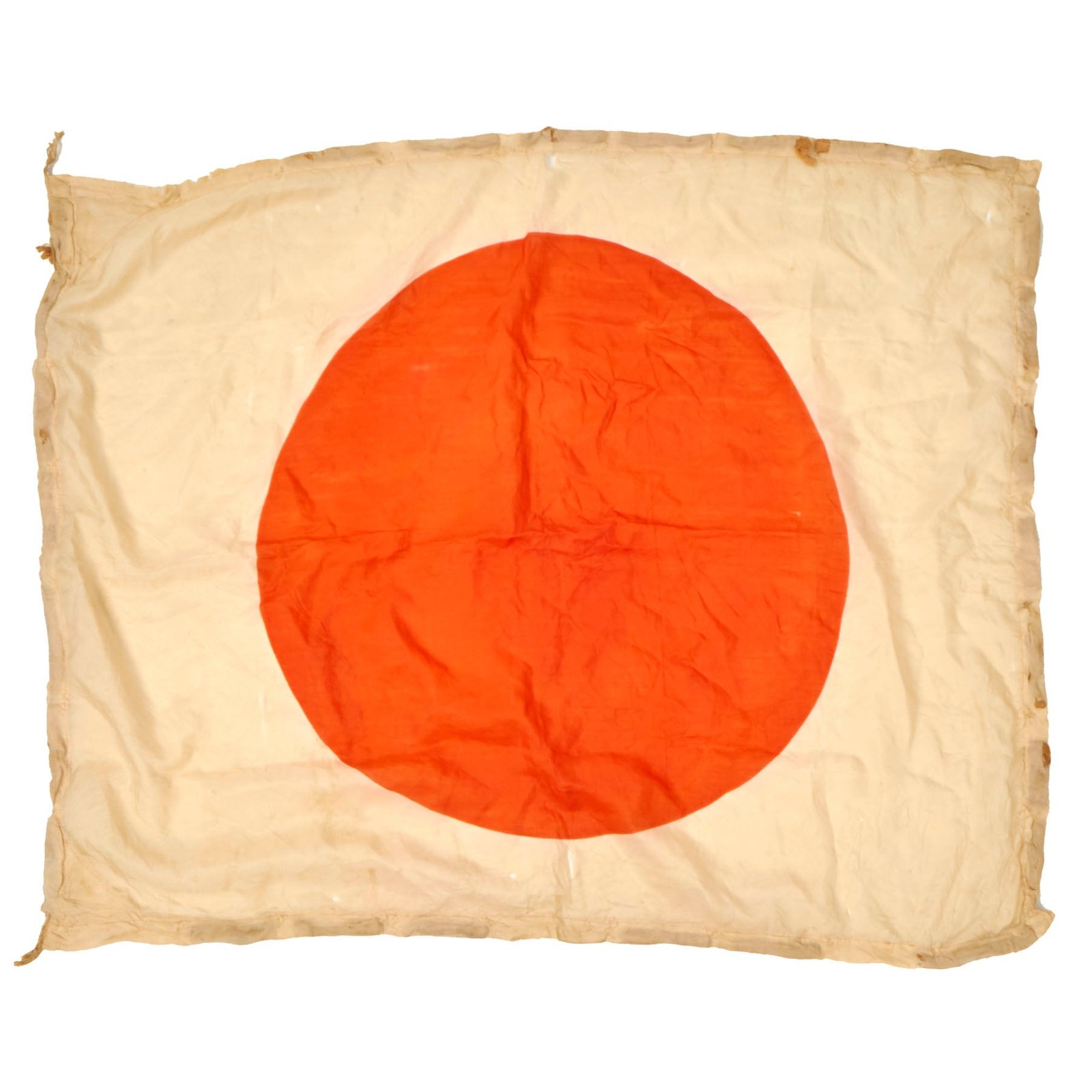 Buy Original Japanese WWII Pilot Bail Out Float Flag - 30" x 39" | Original Firearms Antique For Sale